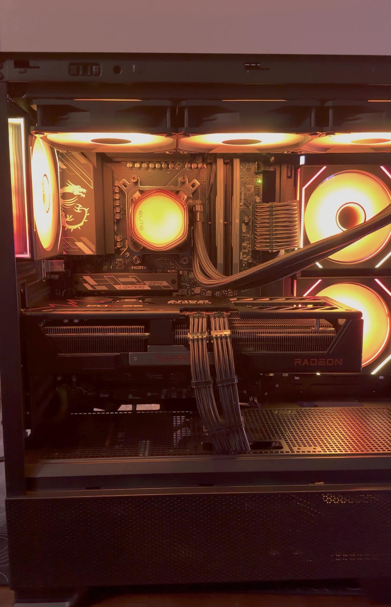 New Imperial Tech: Aqua Infinity 7600X3D + RX 9070 XT