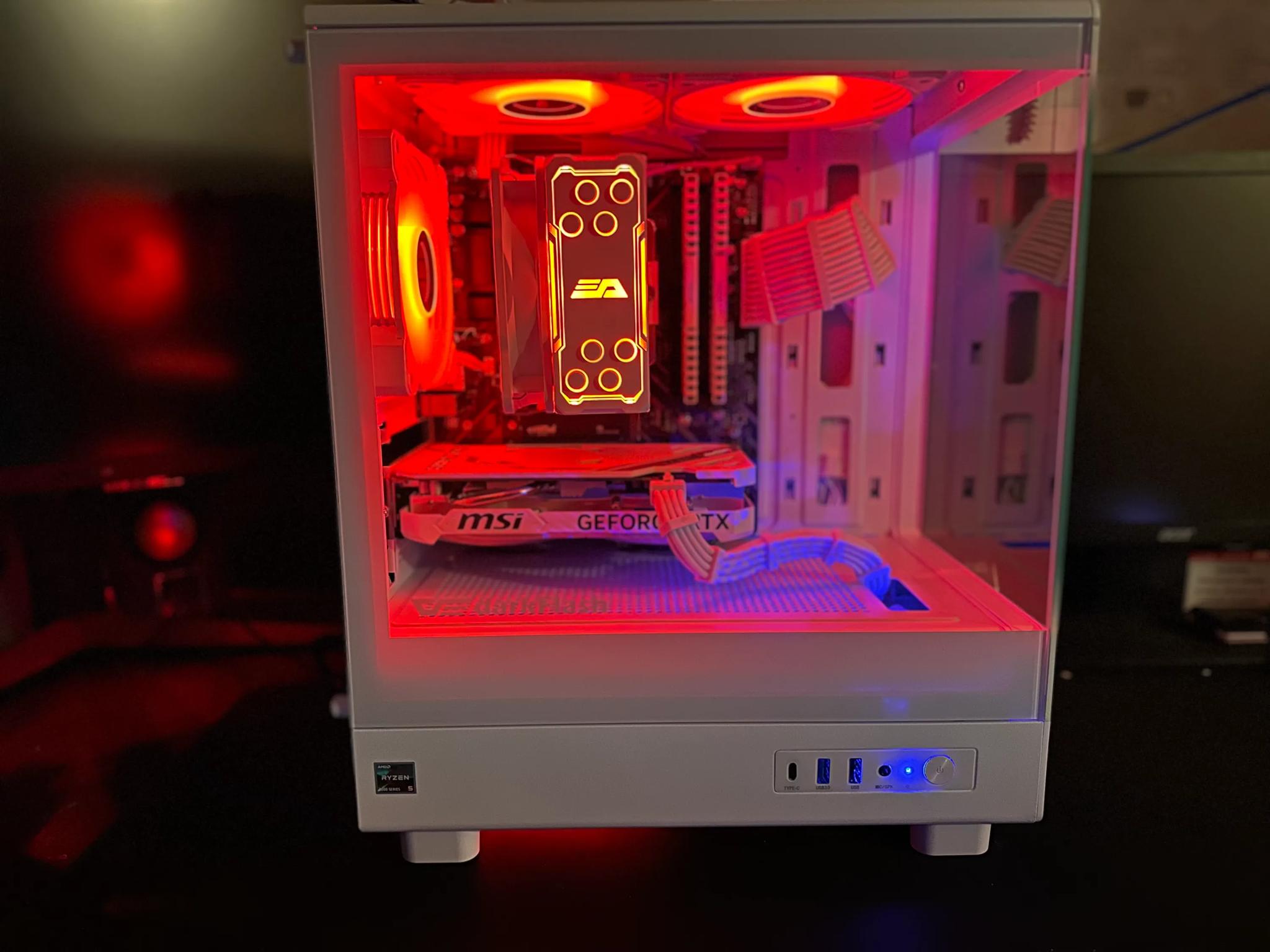 🔥WHITE-OUT🔥RYZEN 5 5600x MSI Ventus RTX 4060 OC Edition 32gb Ram 1TB M.2 SSD🔥 650w Gold R PSU🔥