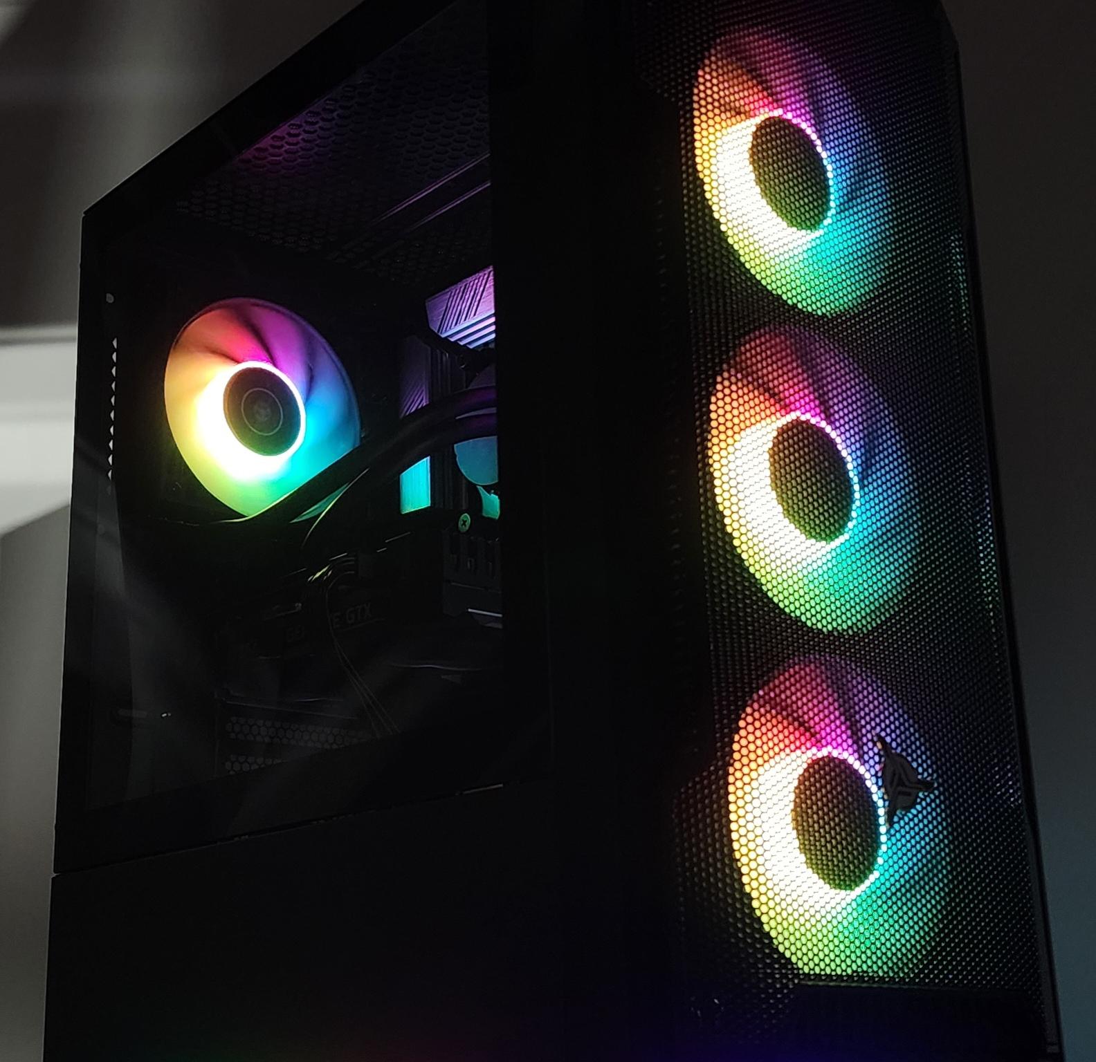 Gaming PC Ryzen 7 5700X 16GB RAM 512GB SSD GTX 1660 Ti 6GB Windows 11 Computer