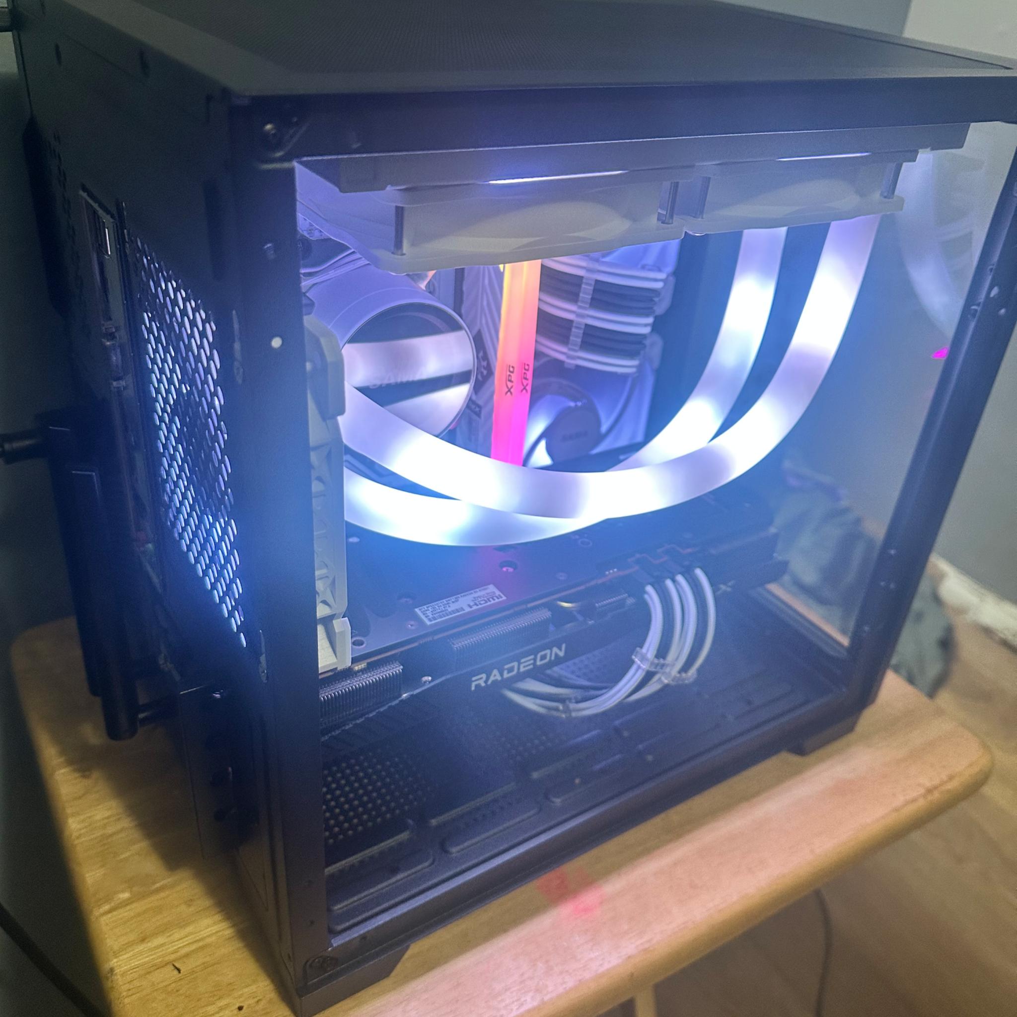 Ryzen5 5600|RX 6700XT 12G|B450(with PCIE 4.0)|16g DDR4 3200|1TB M.2 NVME|650w80+Bronze PSU|240mm AIO