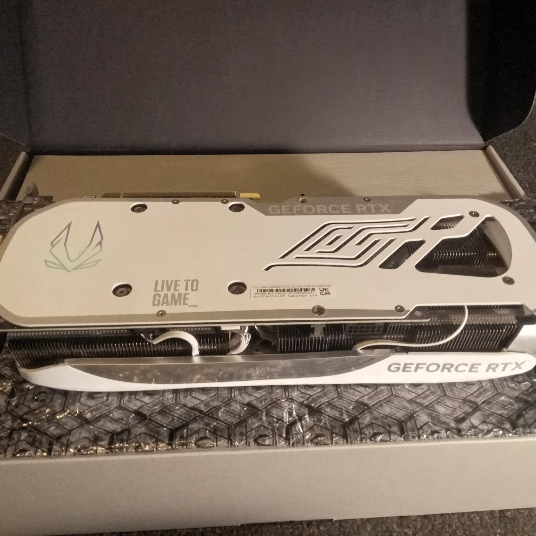 Zotac 4070 Ti Super Trinity OC White Edition- Gently Used
