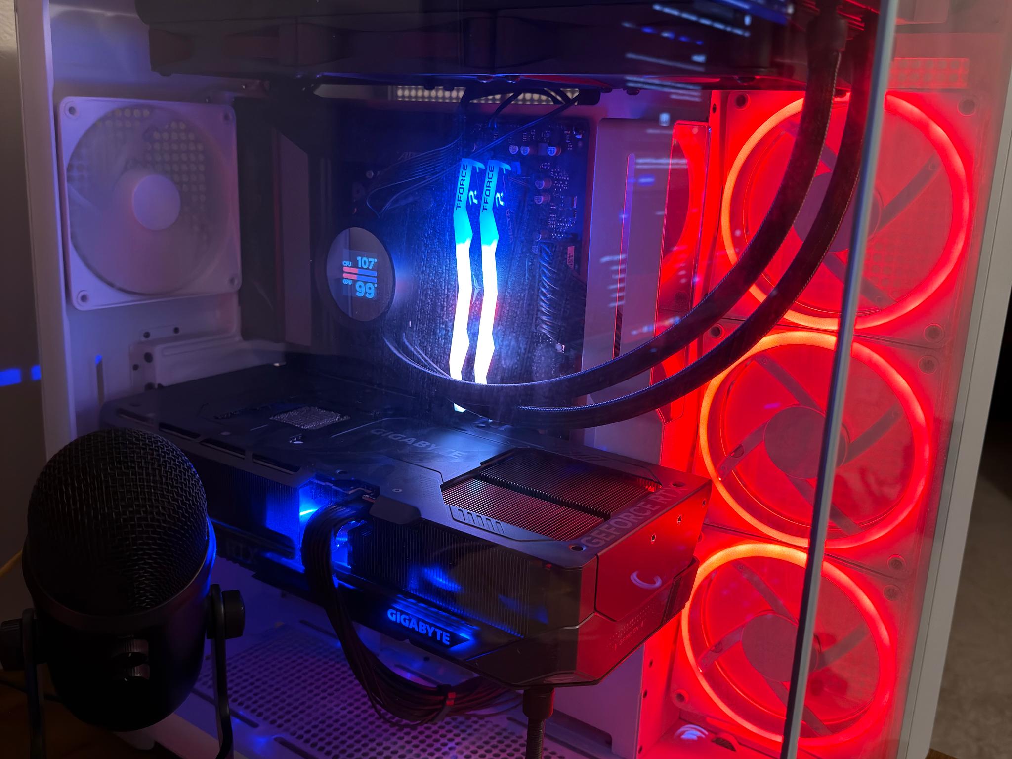 GeForce RTX 5090 Custom Gaming PC - Ryzen 7 9800X3D, 4TB NVMe SSD
