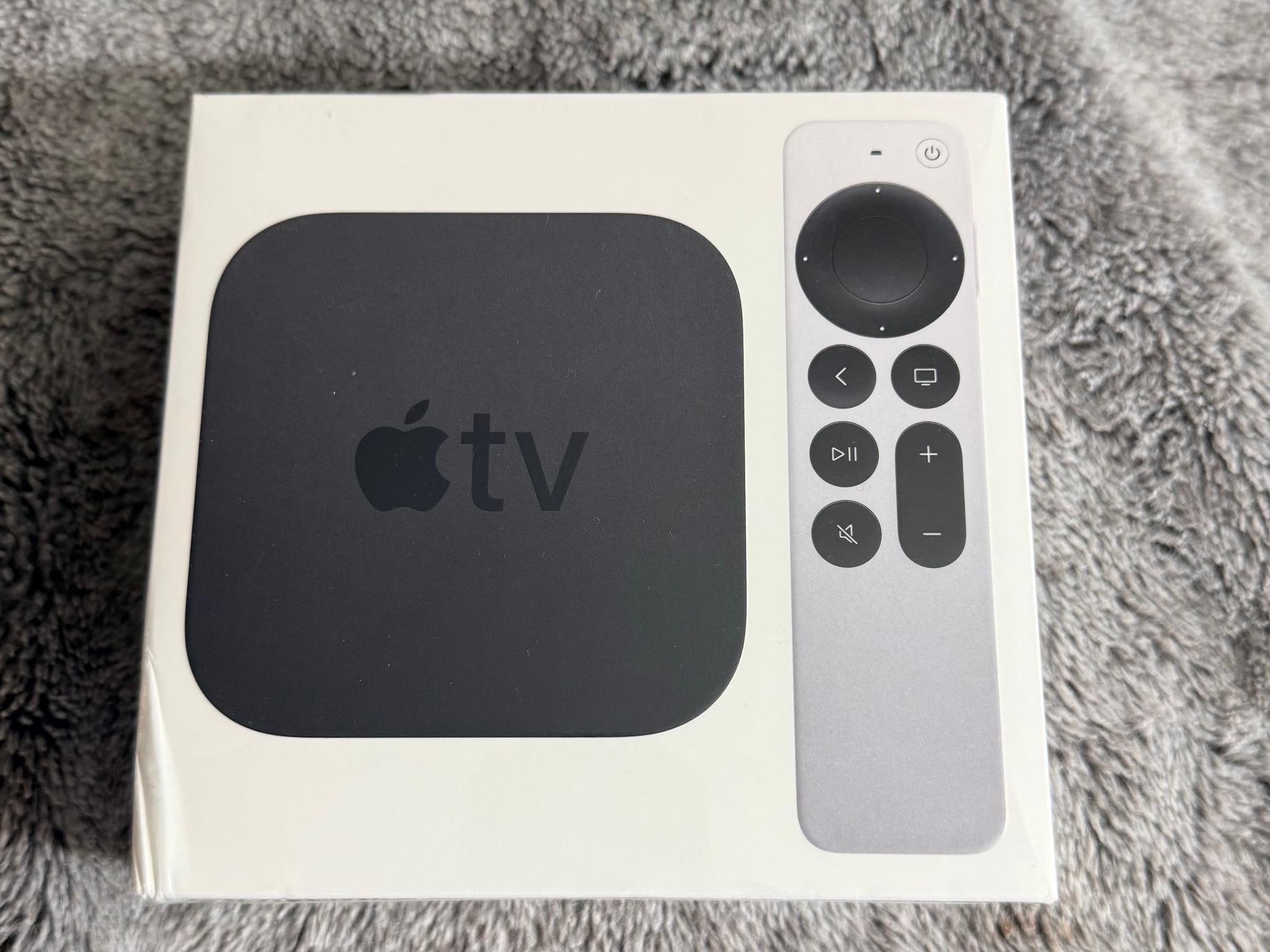 Apple TV (MHY93LL/A) 32GB - Black New Sealed Box
