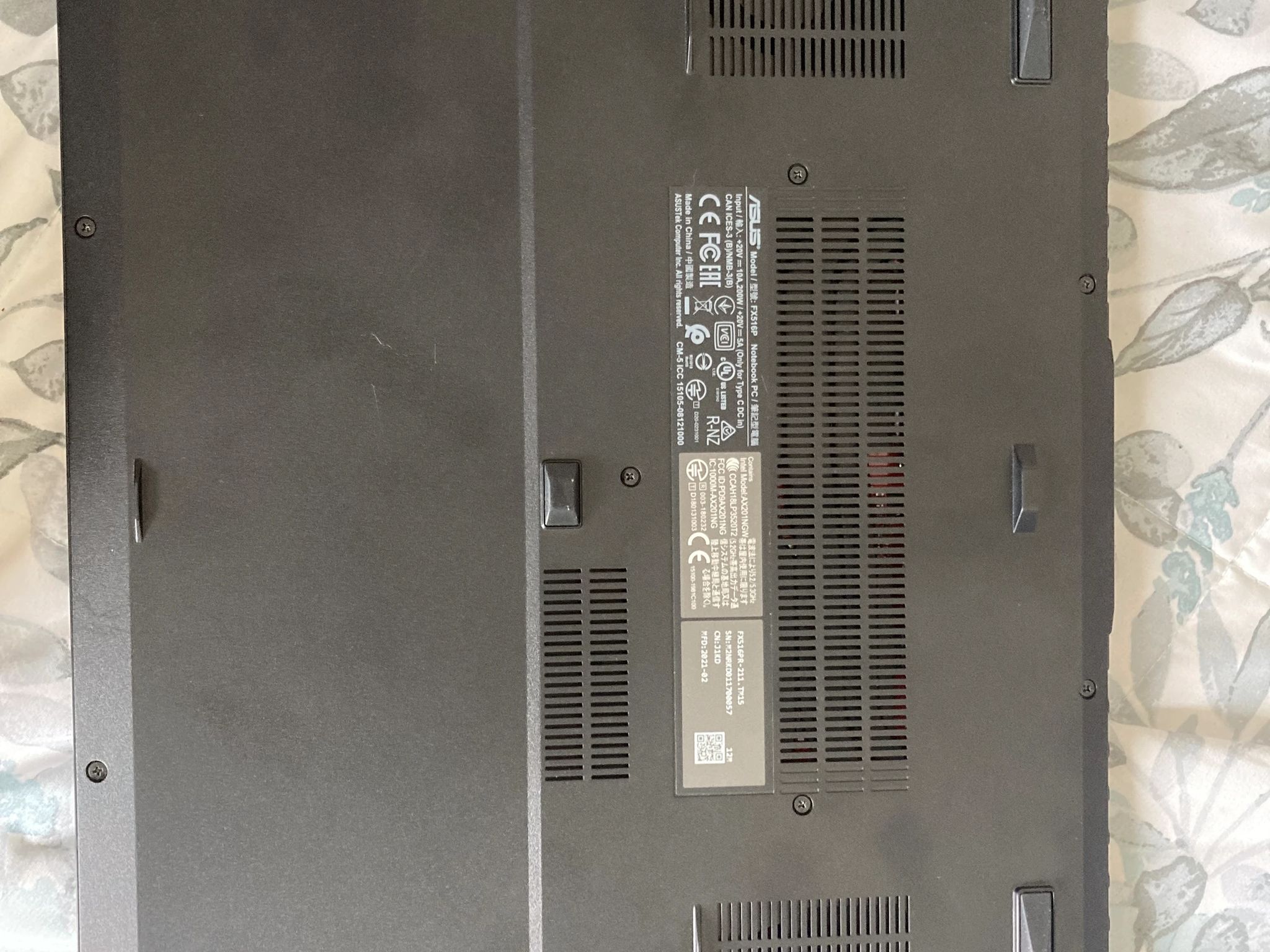 Asus TUF Dash F15. Intel Core i7-11370H, RTX 3070 Laptop GPU