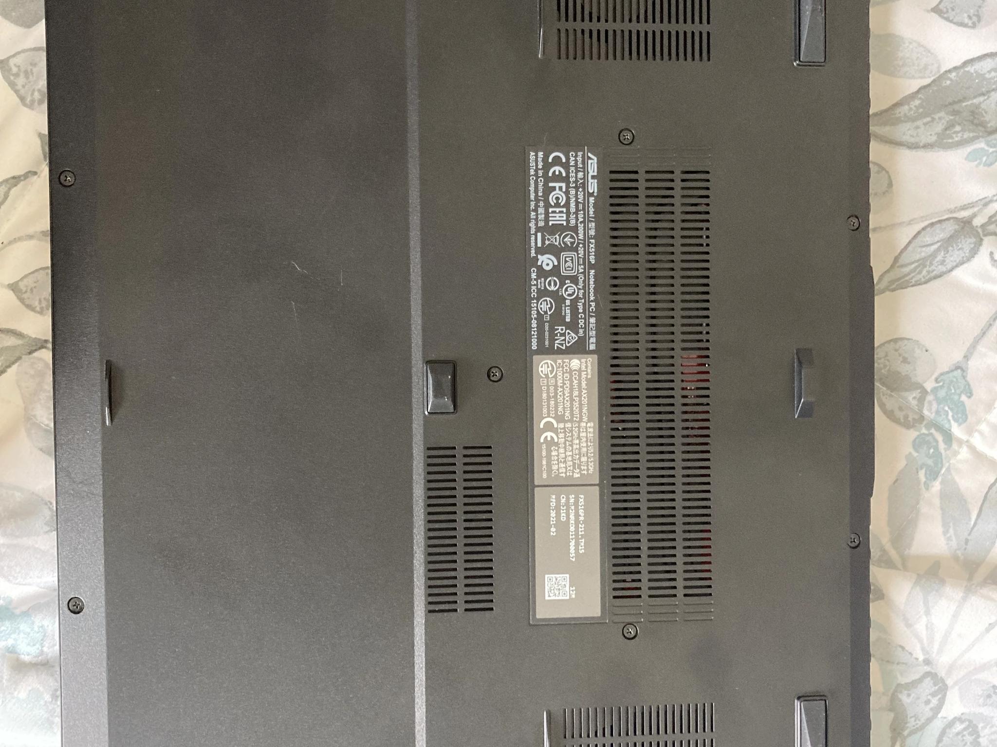 Asus TUF Dash F15. Intel Core i7-11370H, RTX 3070 Laptop GPU