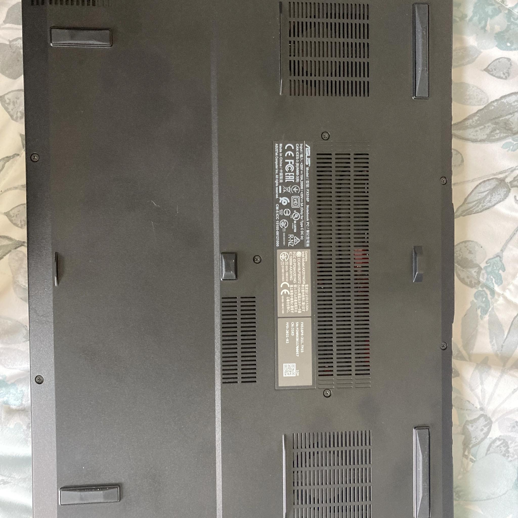 Asus TUF Dash F15. Intel Core i7-11370H, RTX 3070 Laptop GPU