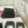 PS4 Slim 1TB with 2 Controllers and 2 Free Games ( Fifa 20 + The Crew 2 ) Good Condition