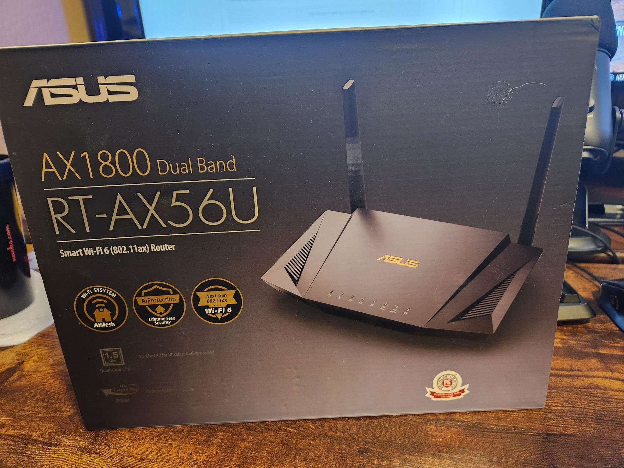 ASUS RT-AX56U Smart Wi-Fi 6 (802.11ax) Router