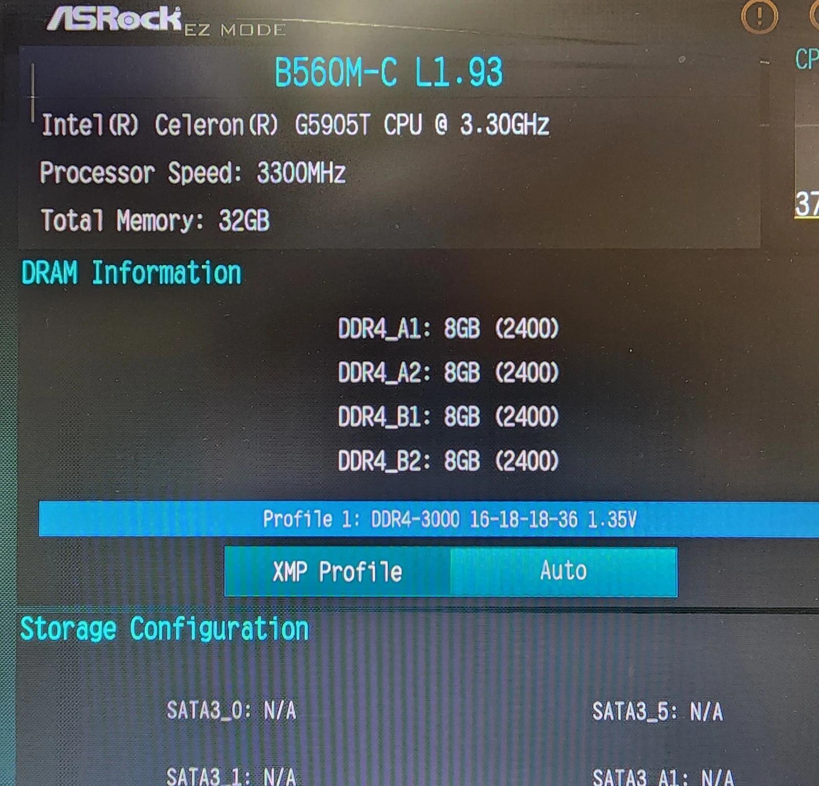 UPDATED BIOS ASRock B560M-C WIFI DDR4 LGA1200 MicroATX Motherboard