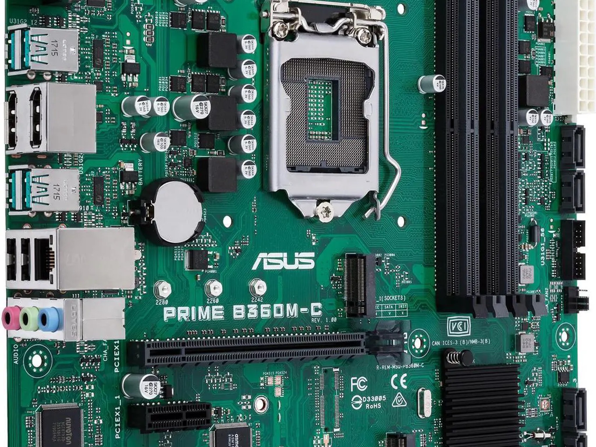 Factory Refurb | Asus Prime B360M-C | LGA 1151 (8th/9th) MATX motherboard