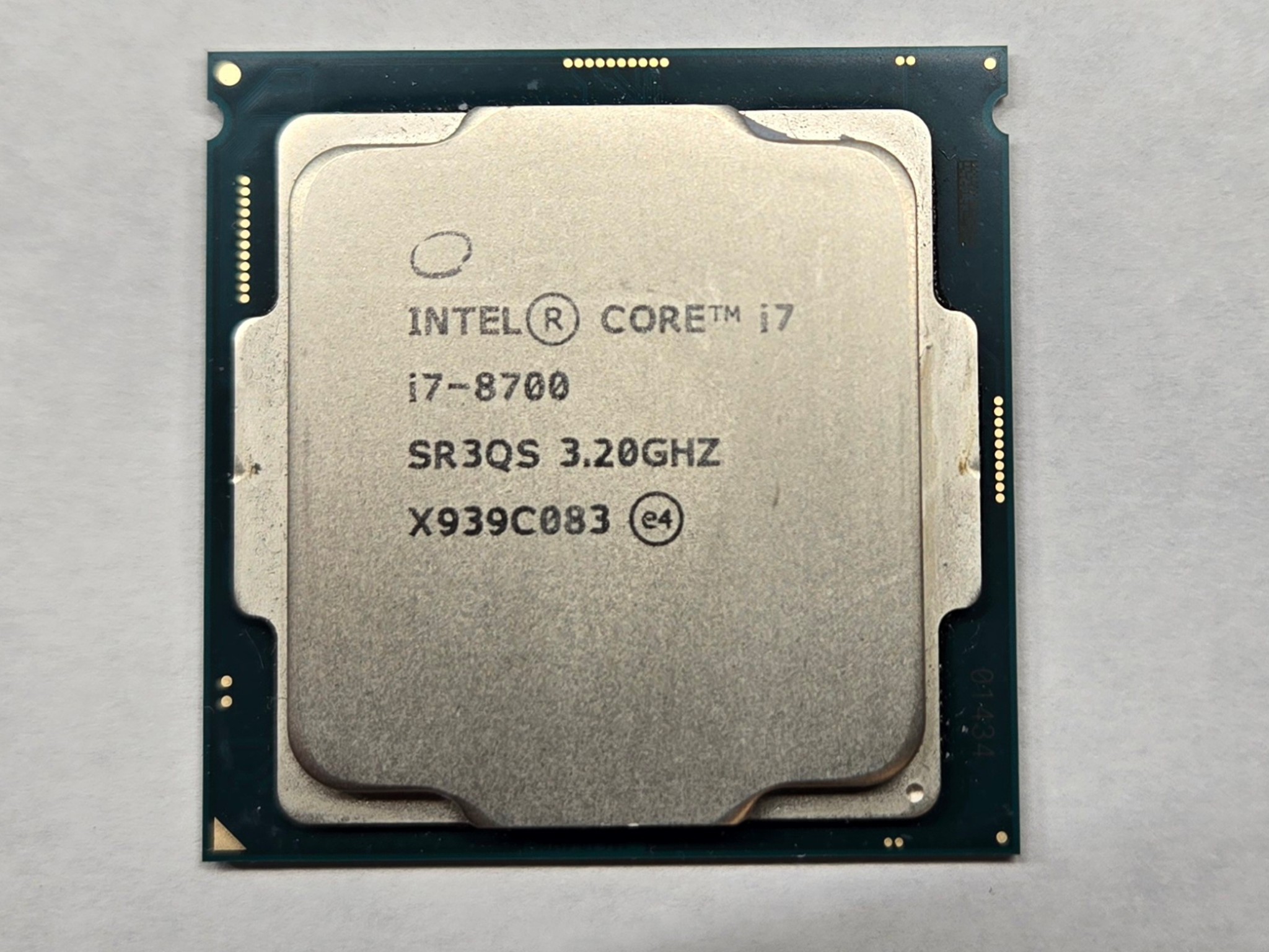 Intel Core i7-8700 6 Cores LGA1151