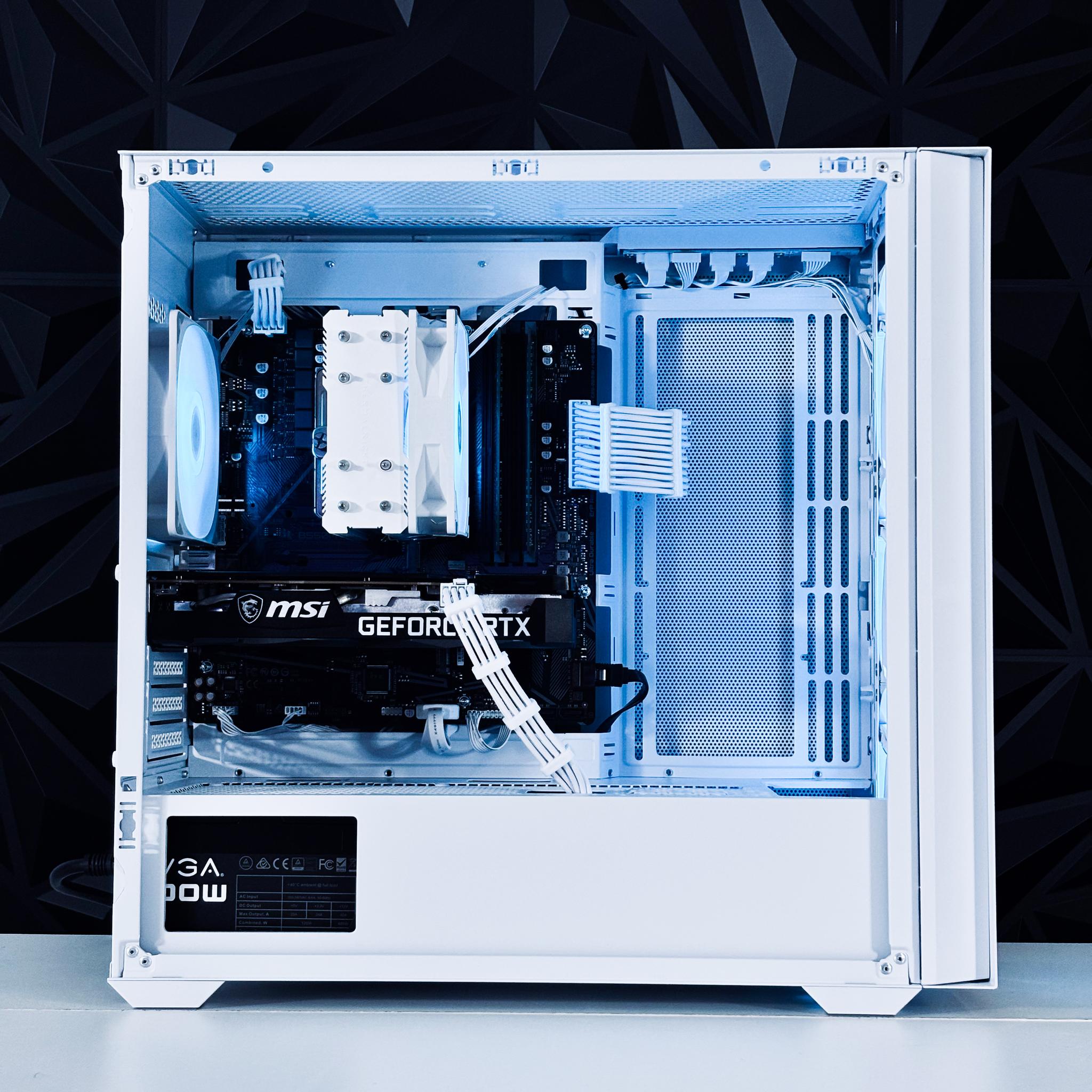 💙🤍 RTX 3060Ti / Ryzen 5 3600 / 16GB Gaming PC 🤍💙