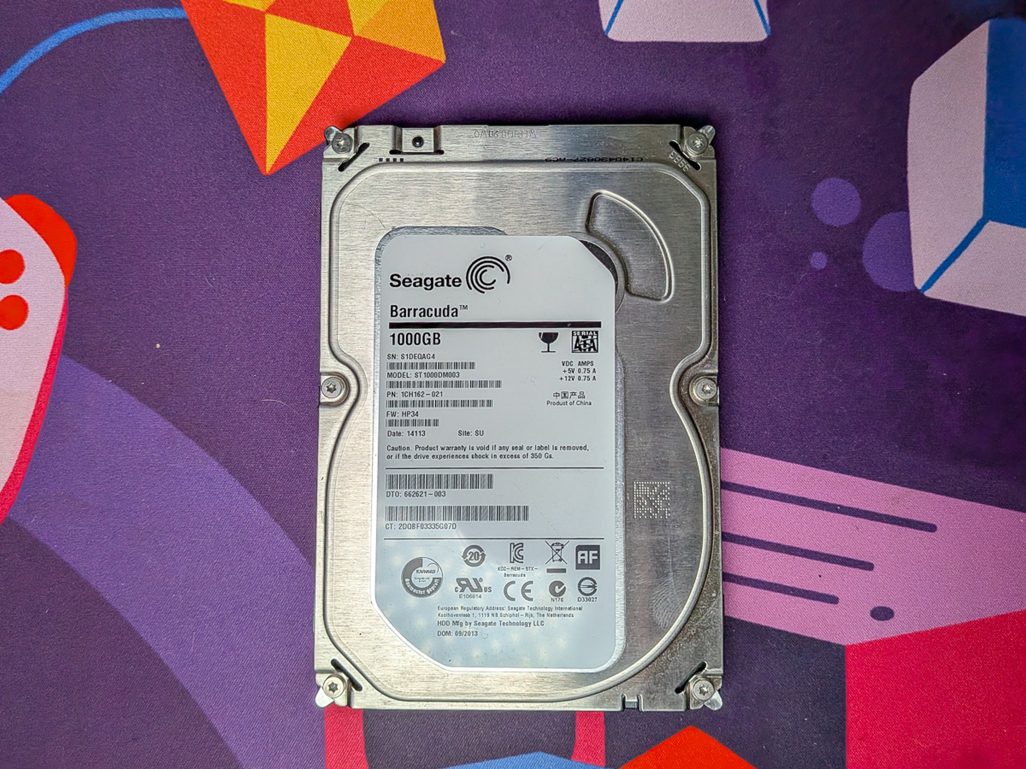 1TB Seagate Barracuda Hard Drive