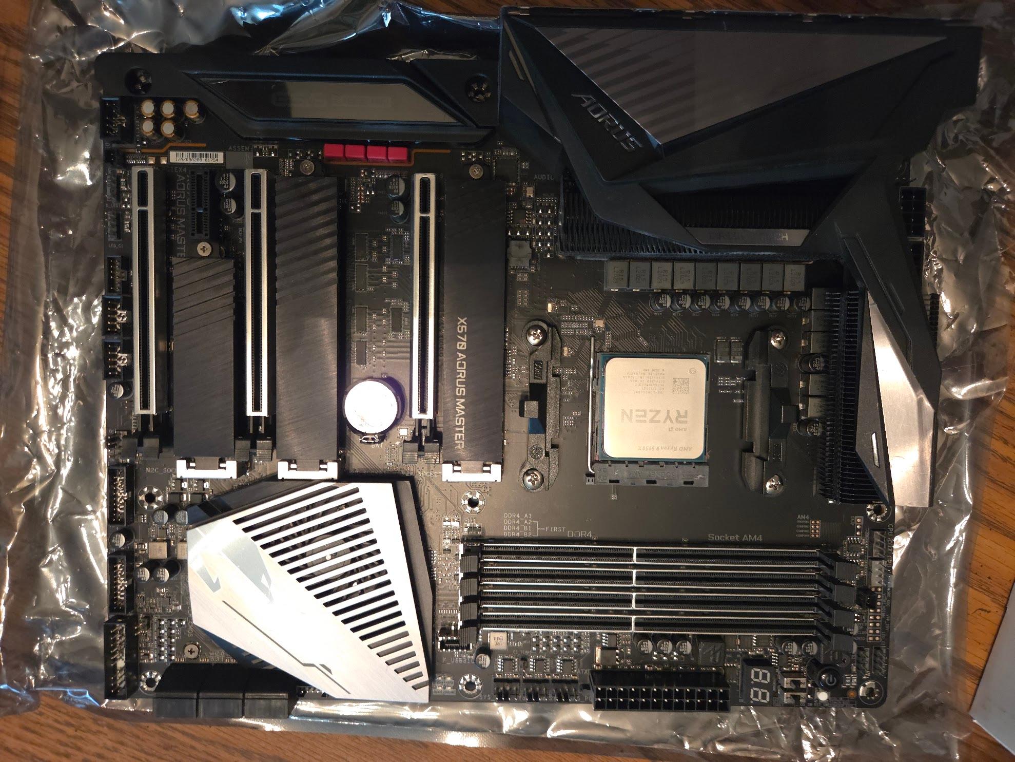 AMD Ryzen 9 5950X Bundle | Gigabyte X570 Aorus Master | 32GB G.Skill Ripjaws 3600MHz