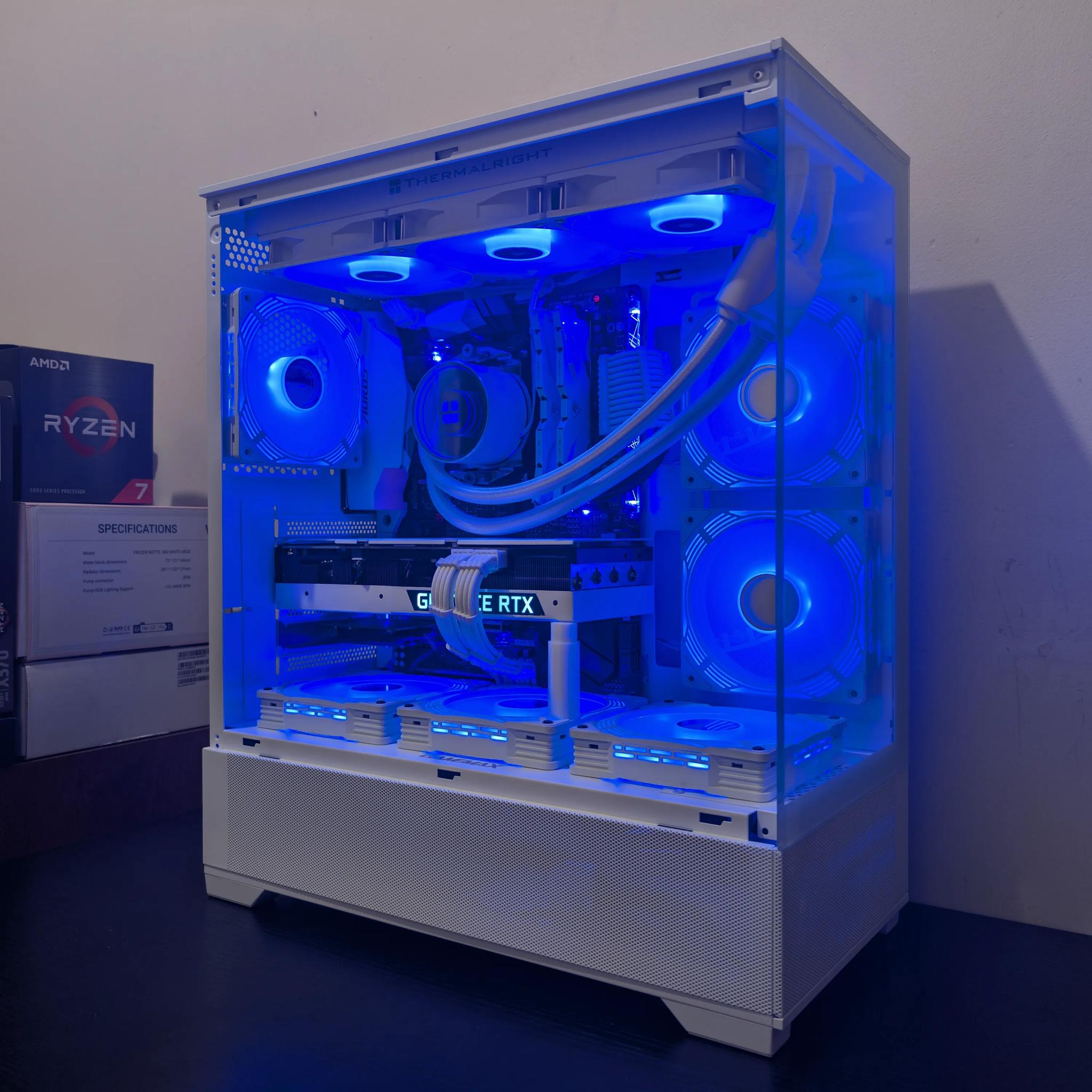 🦢 1440p Gaming Beast | RTX 3080 | Ryzen 7 5800X | 1TB SSD | 32GB RAM | WiFi 6 & Bluetooth 🦢