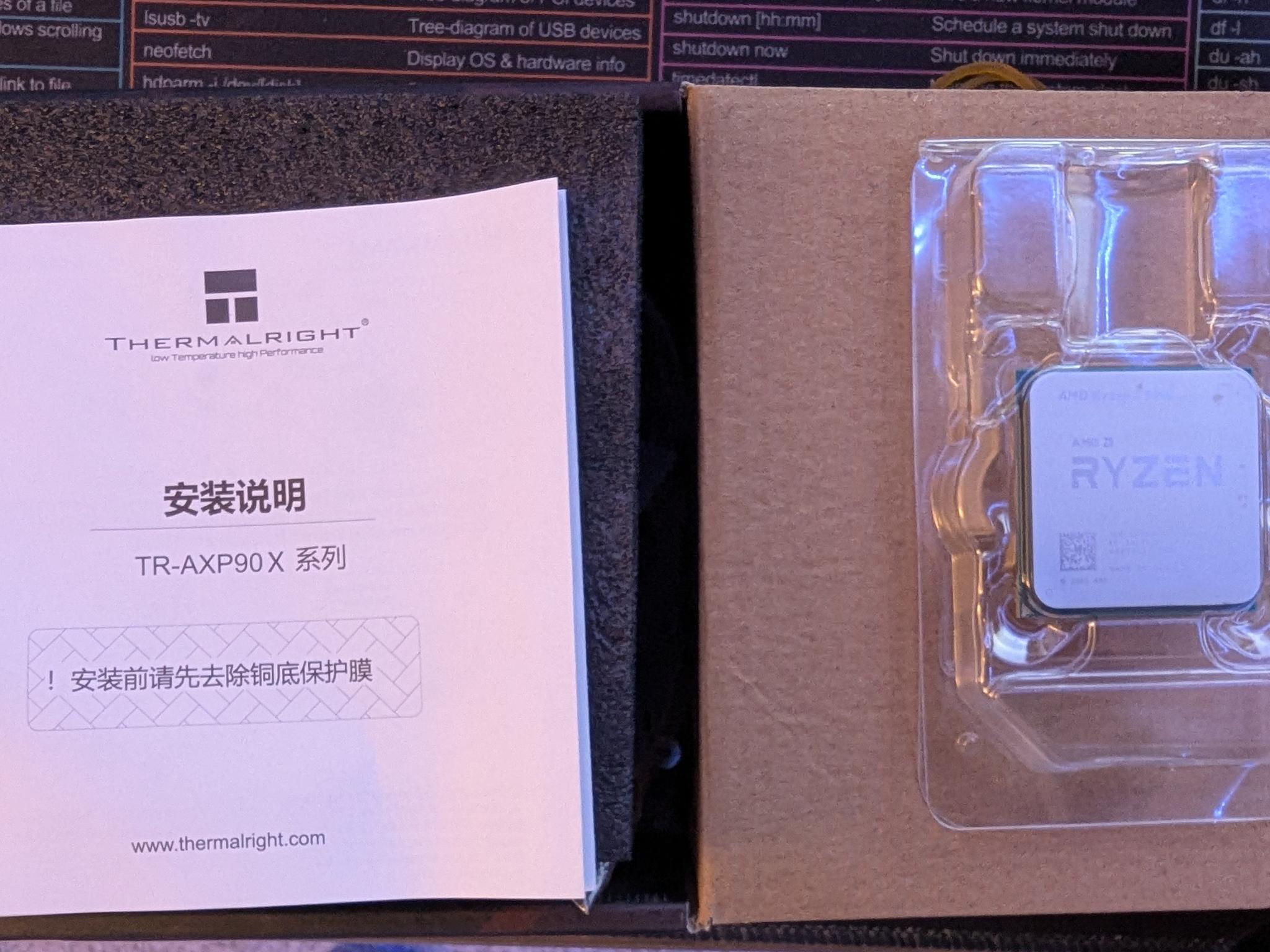 AMD Ryzen 5 5500 + Low Profile Thermalright CPU Cooler