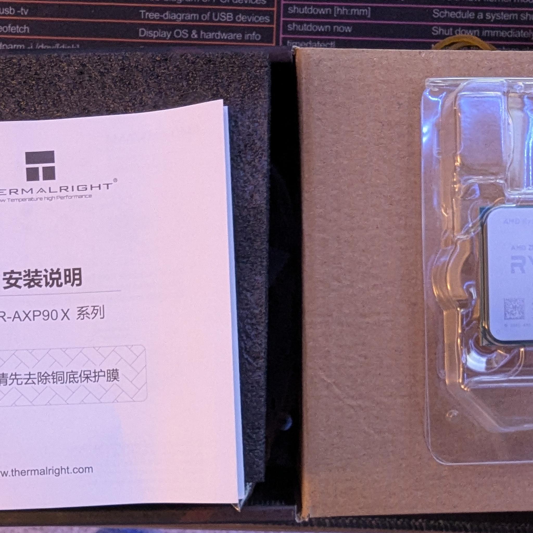 AMD Ryzen 5 5500 + Low Profile Thermalright CPU Cooler