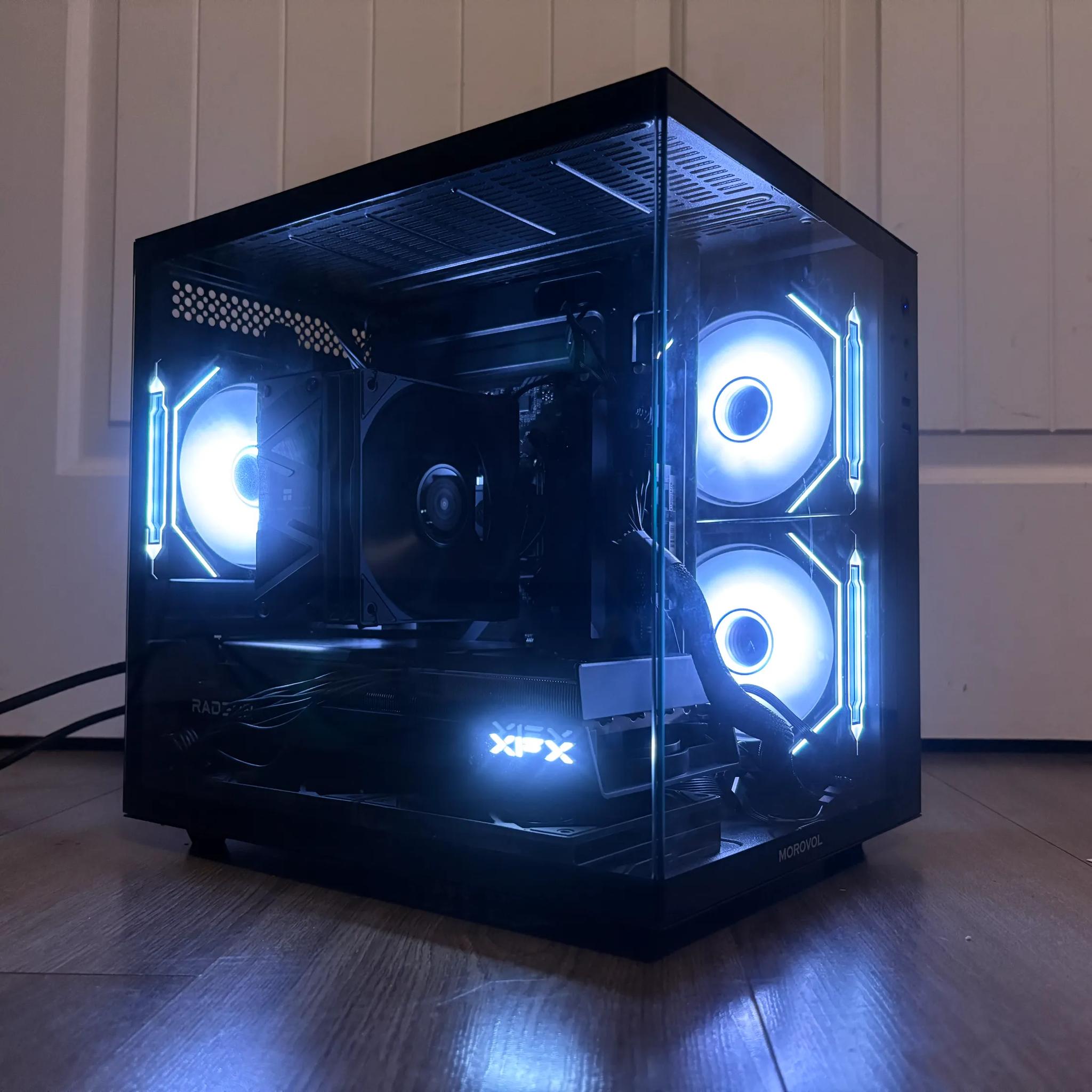 1440 Ultra Gaming PC!!! Ryzen 5 9600x RX 9060 XT 16GB ARGB