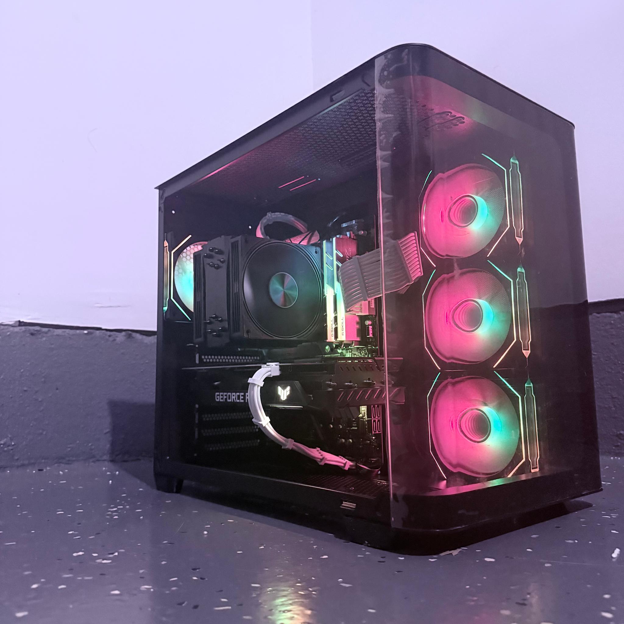 🌈"Quantum Rift"⚫️ | 1440p Gaming | RTX 3060 12GB | Ryzen 7 3700X | 32GB Ram | 1TB SSD | Free Ship