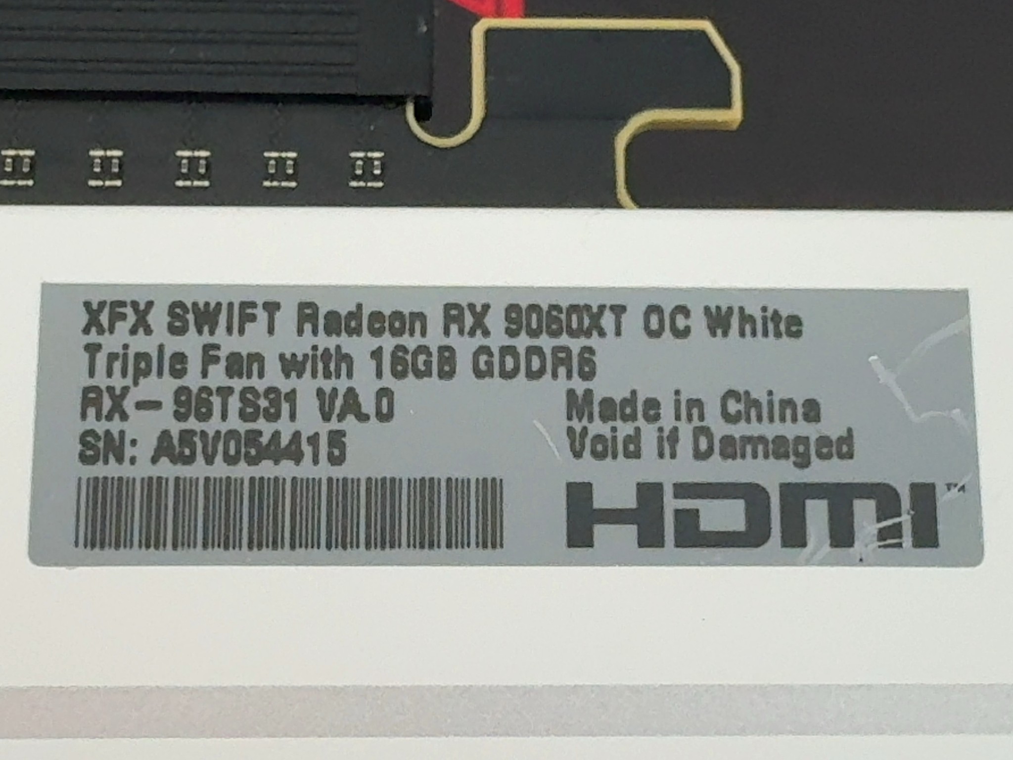 🔥 XFX RX 9060 XT SWIFT White OC – 16GB GDDR6 Triple Fan GPU (Great Condition)