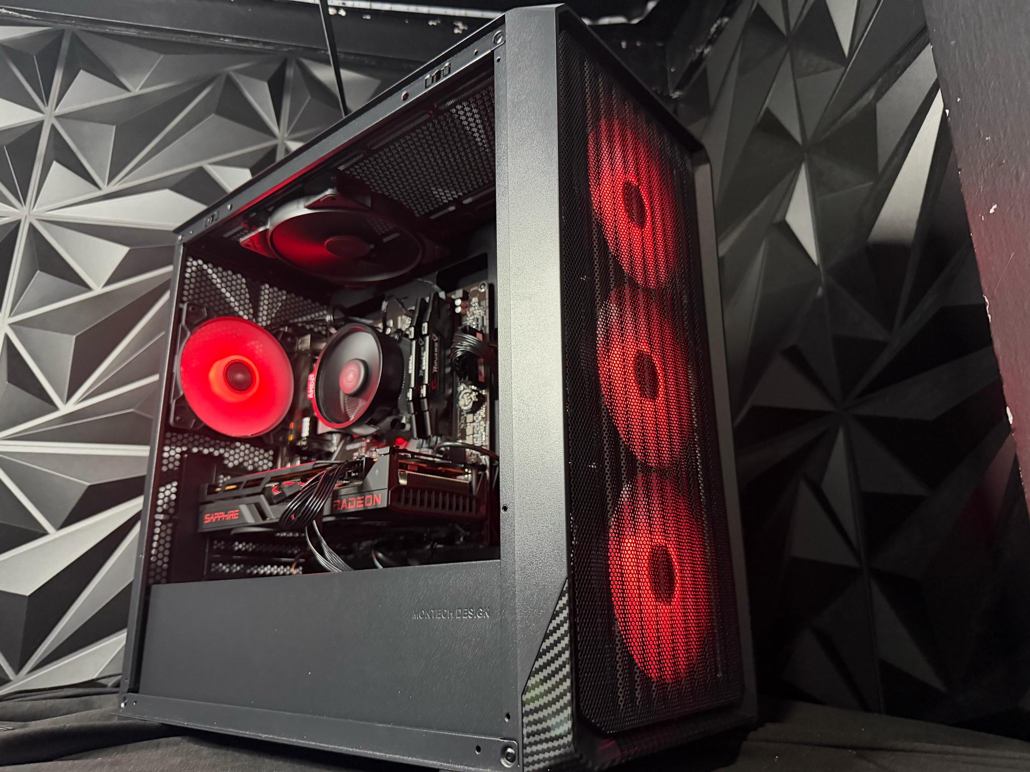 🖤⚡ DARK FIBER ⚡🖤Ryzen 5 5500| RX 6700XT 12 GB | 16 GB DDR4| 512 NVMe| 650W PSU