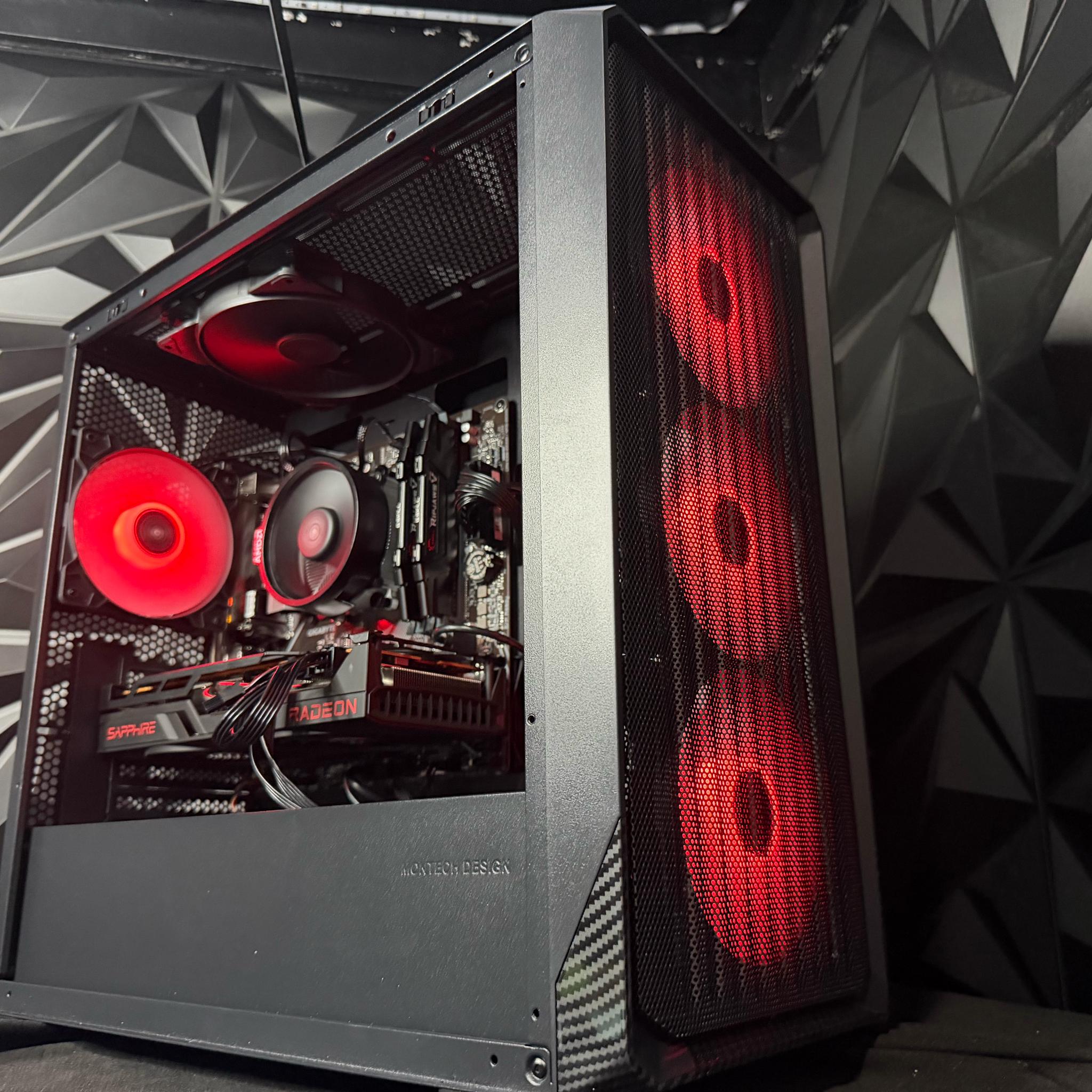 🖤⚡ DARK FIBER ⚡🖤Ryzen 5 5500| RX 6700XT 12 GB | 16 GB DDR4| 512 NVMe| 650W PSU