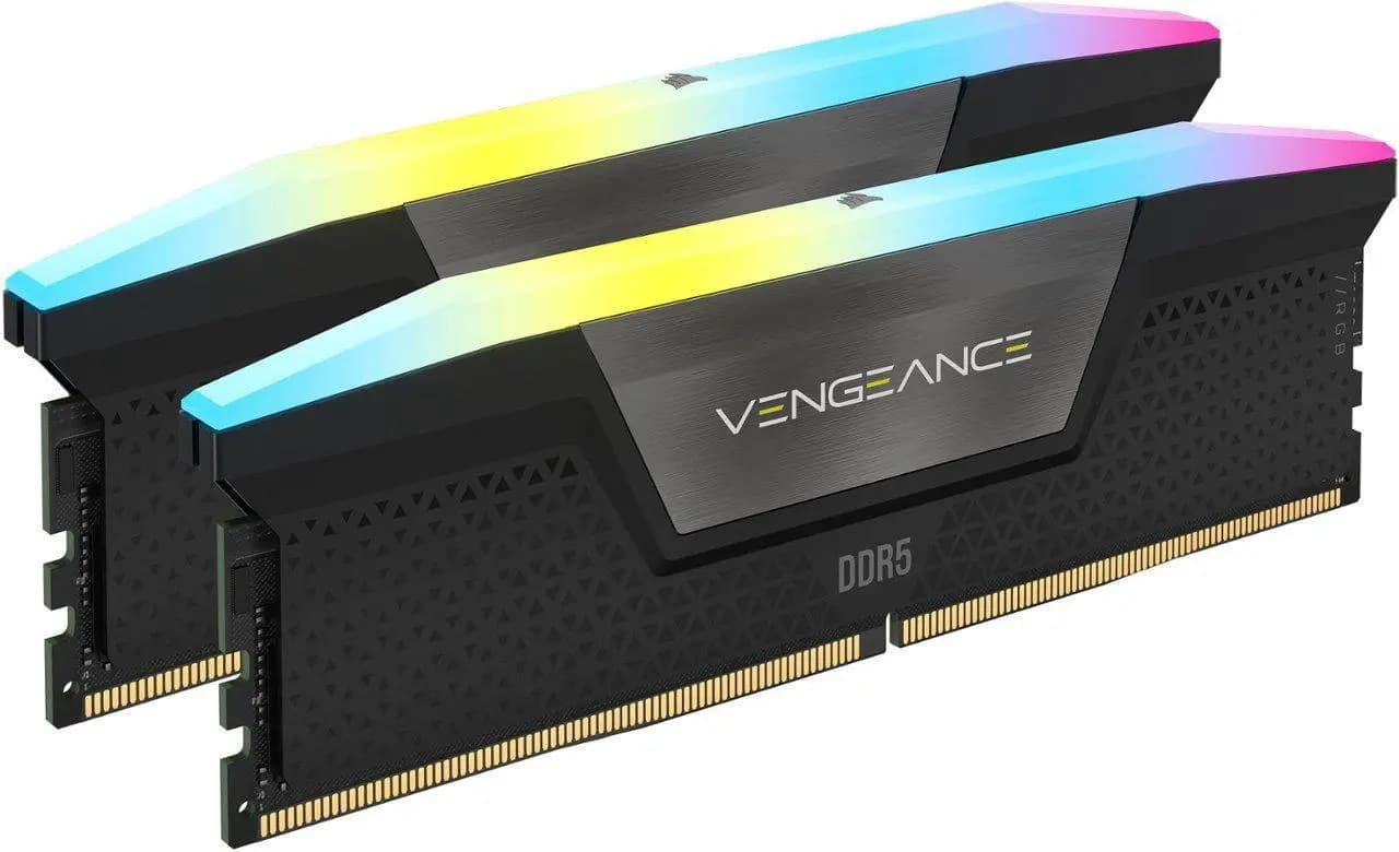 CORSAIR Vengeance RGB 32GB (2 x 16GB) 6400 CL36 DDR5 Desktop RAM