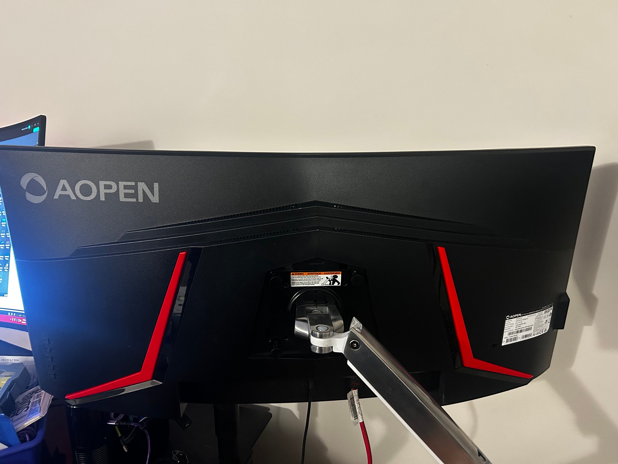 New AOpen  34" 2K WQHD (3440 x 1440) 180Hz Curved Gaming Monitor (34HC5CU)