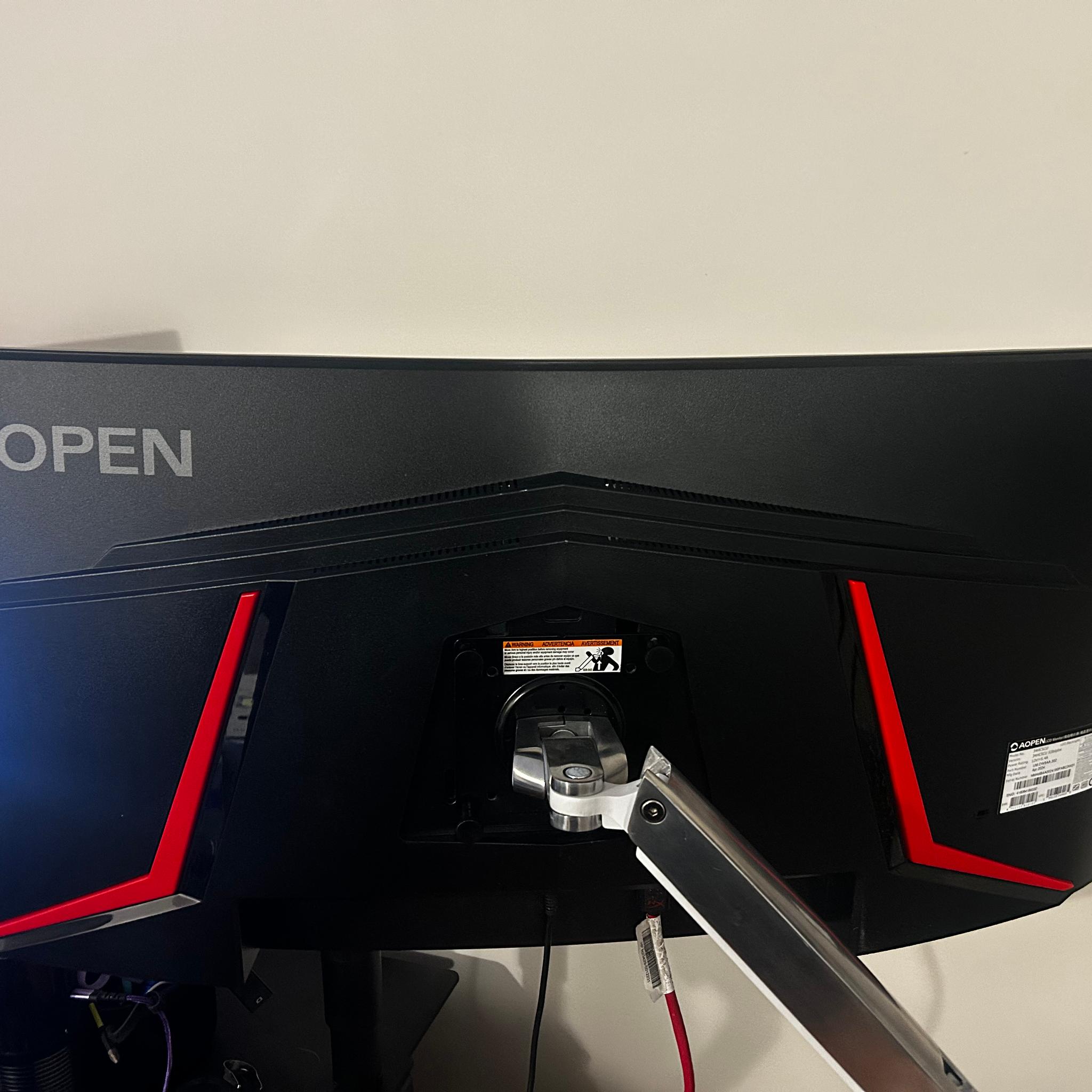 New AOpen  34" 2K WQHD (3440 x 1440) 180Hz Curved Gaming Monitor (34HC5CU)
