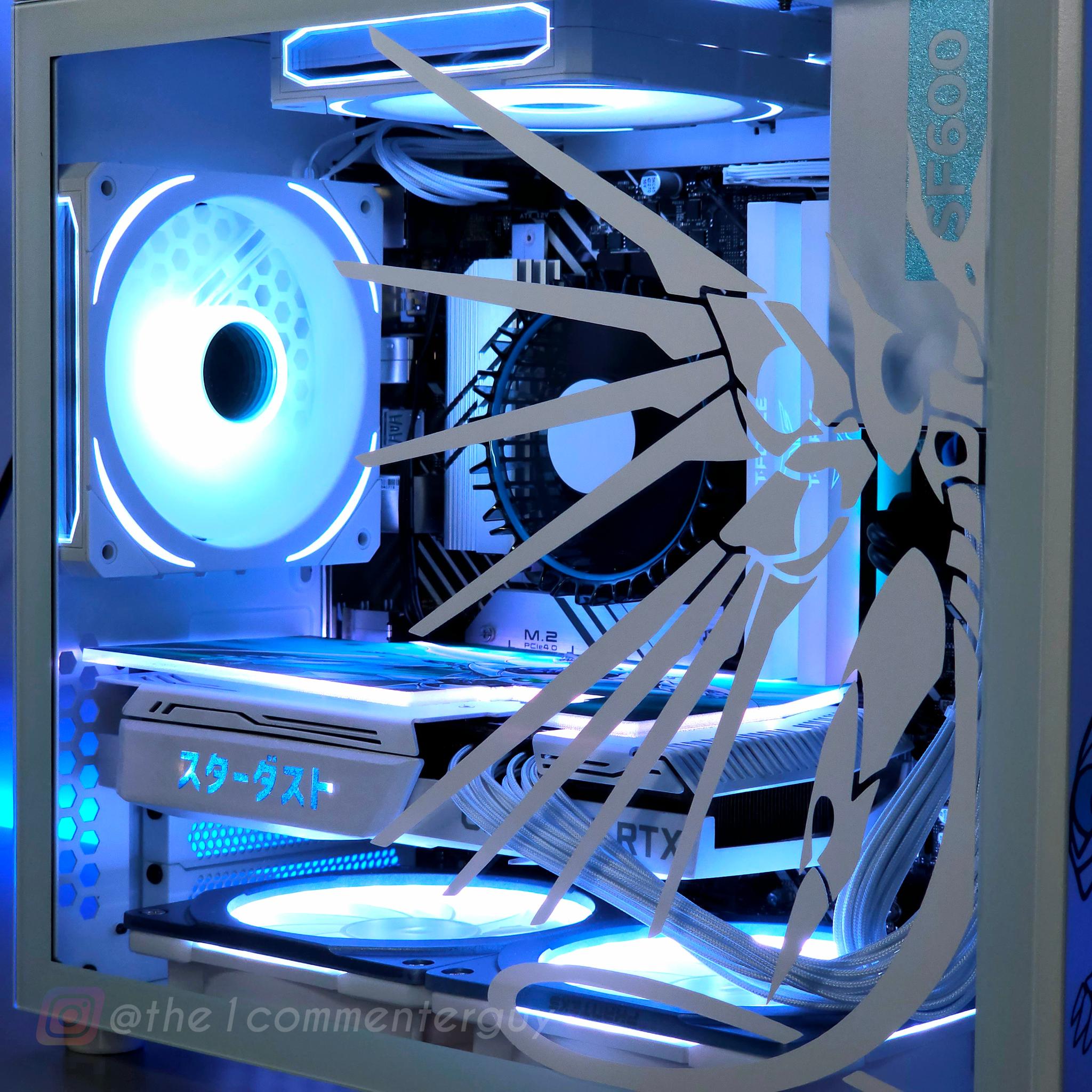Stardust🐉| RTX 3060, i3 12100f, 1tb nvme Yu-Gi-Oh theme pc build