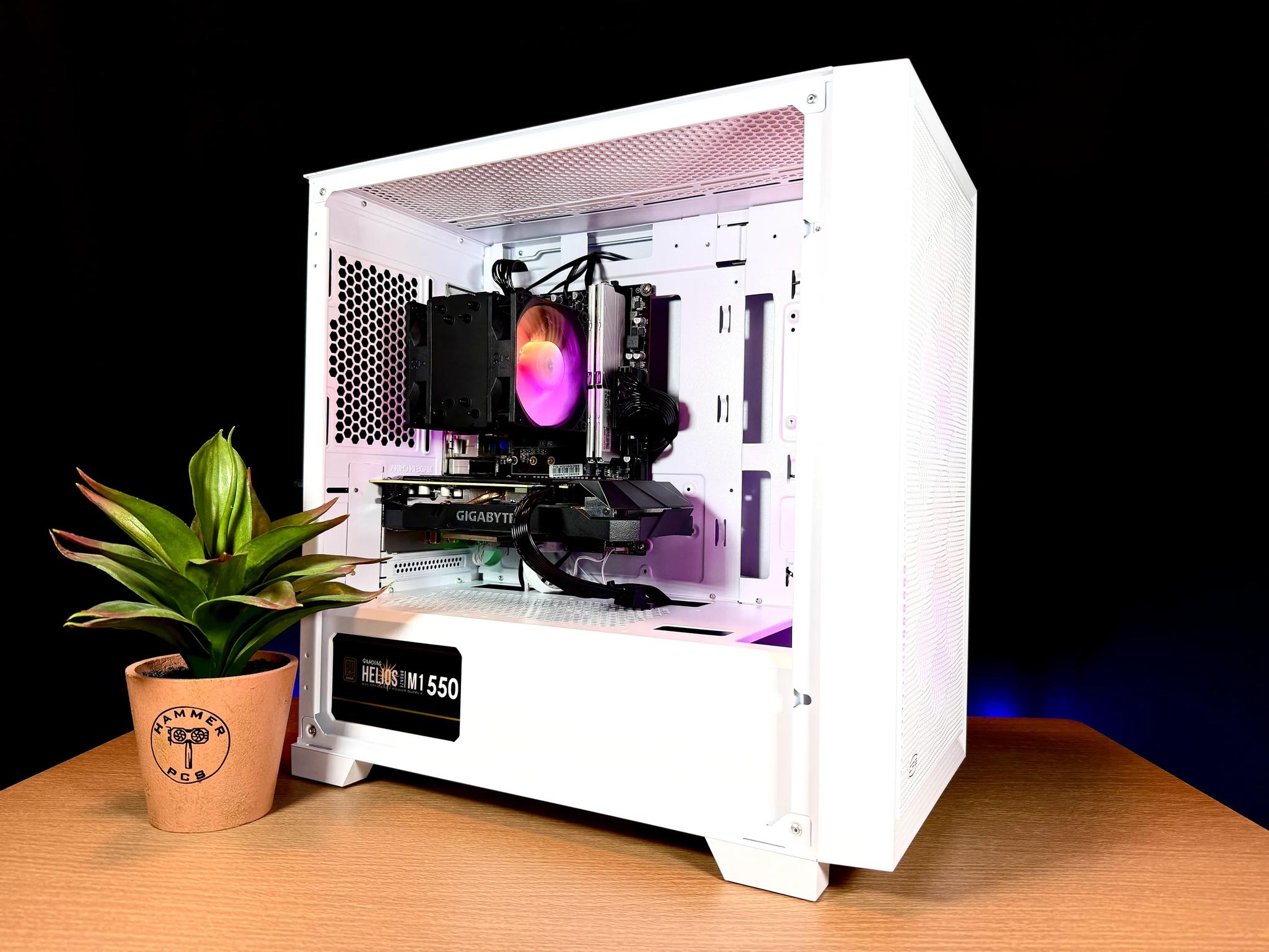 🤍Custom Built White RGB Gaming PC🤍| Windows 11, Intel i5, GTX 1660 Super | CoD 6, Fortnite, more!