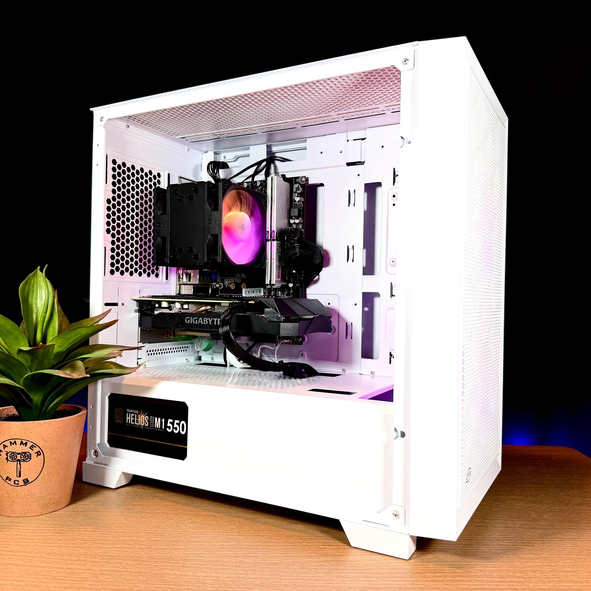 🤍Custom Built White RGB Gaming PC🤍| Windows 11, Intel i5, GTX 1660 Super | CoD 6, Fortnite, more!