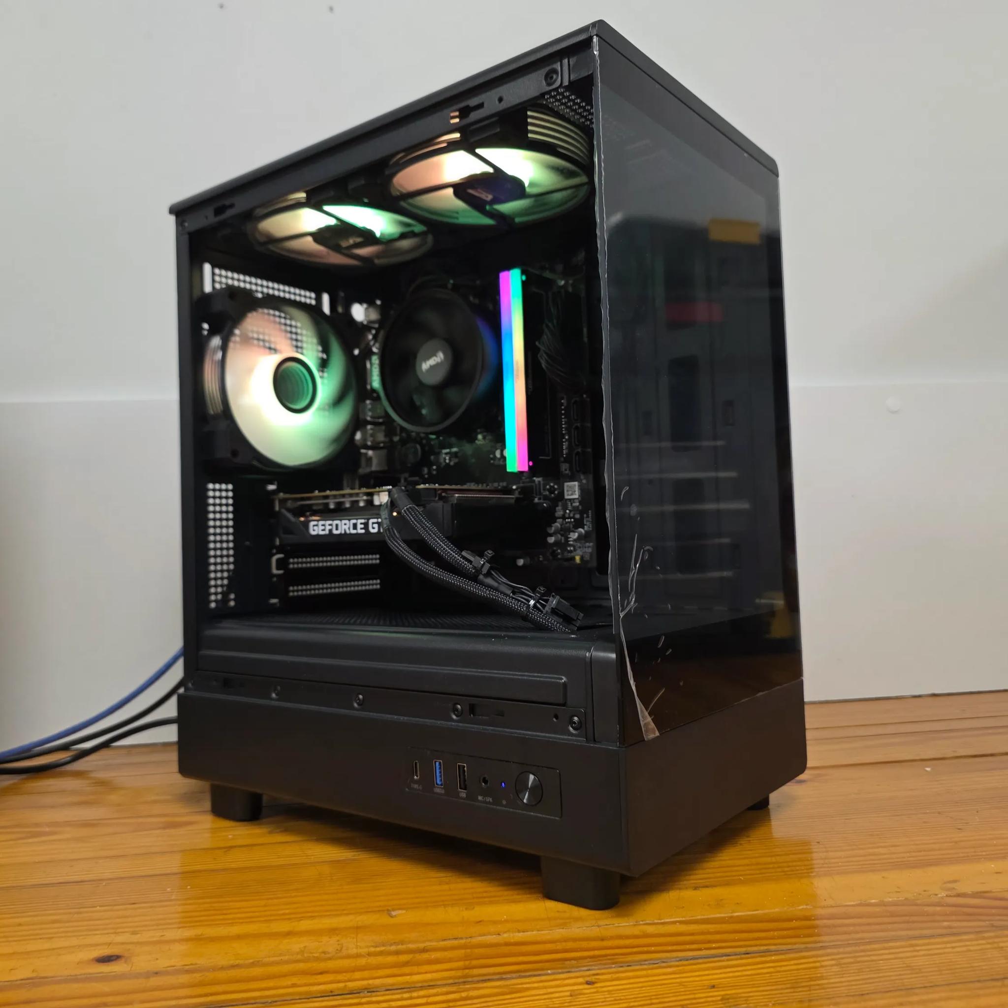 1080p Custom Gaming PC Computer (Ryzen R5 6 Core, GTX 1660 Super, 16 gb DDR4)