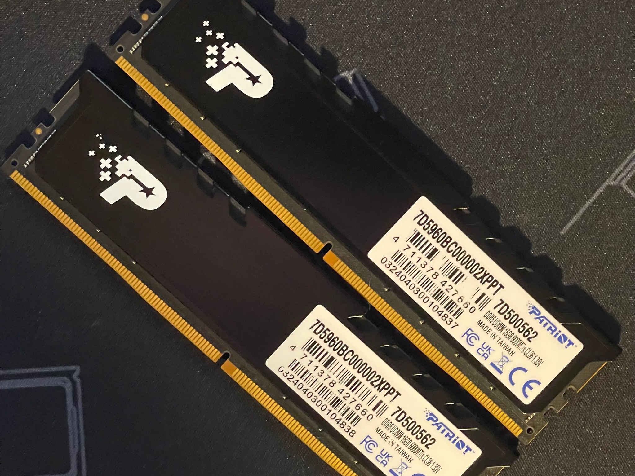 Patriot Signature DDR5 6000 CL36 32GB (2x16GB) - Black