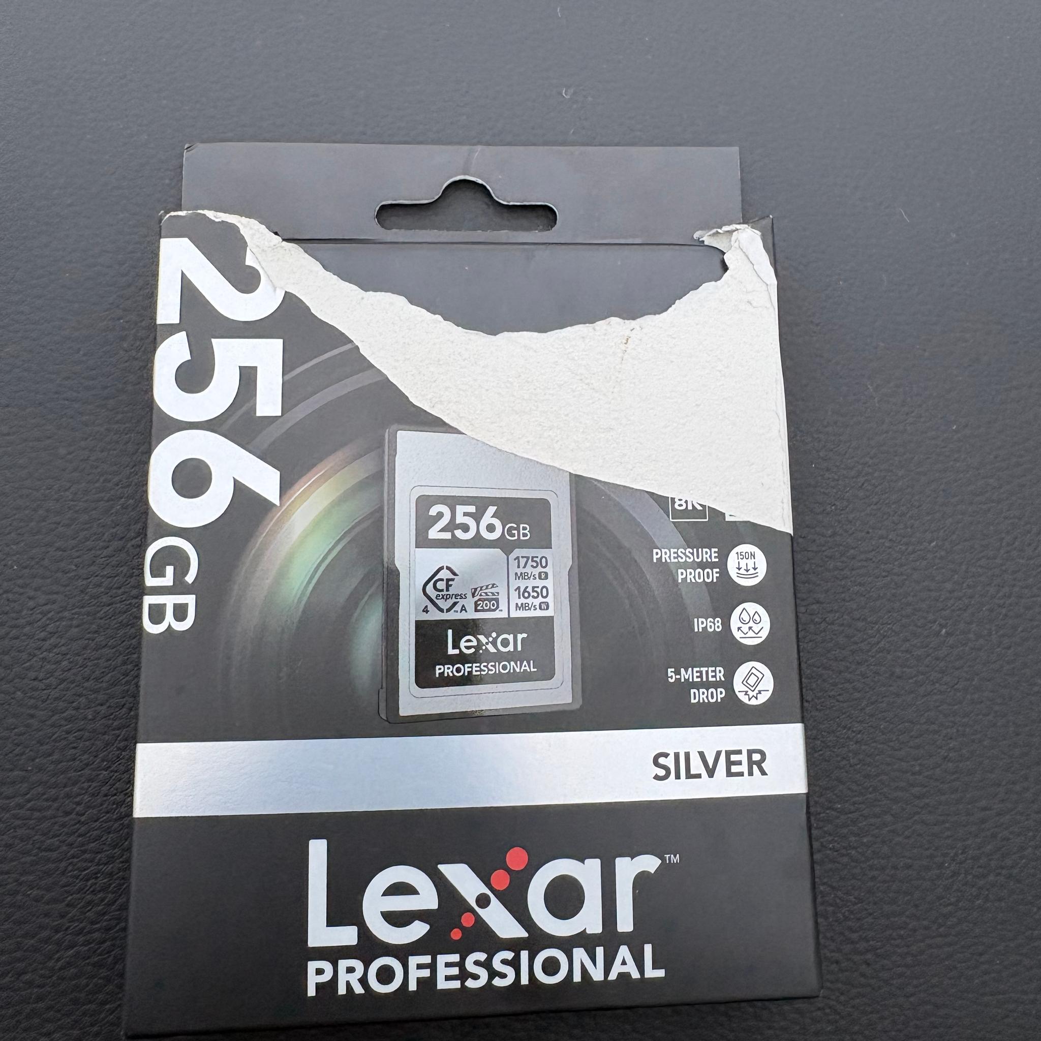 Lexar Professional SILVER Series 256GB CFexpress 4.0