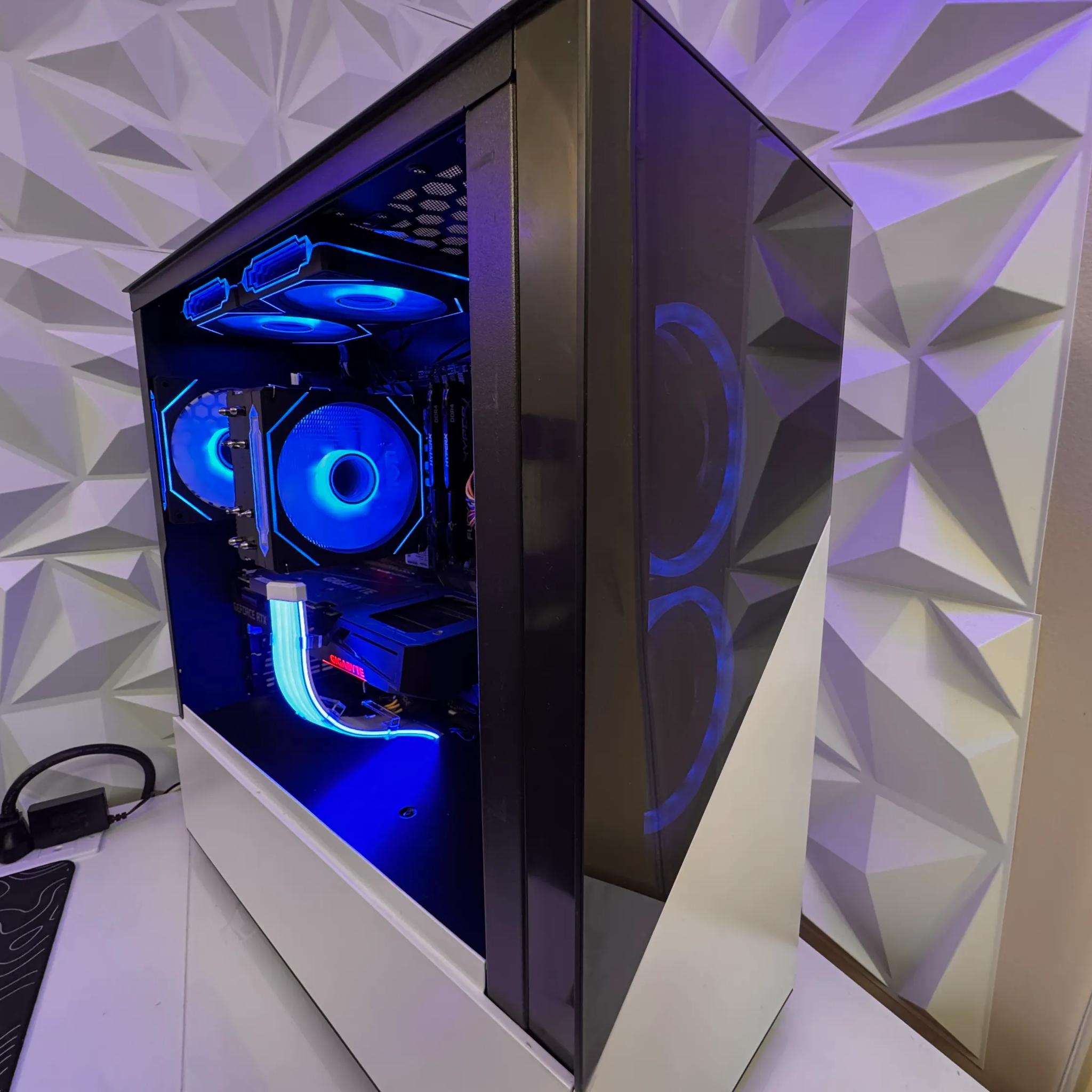 🩷🤍 Pure Aesthetic Gaming PC | i9-9900K | RTX 3060 Ti | 32GB RAM | 1TB SSD