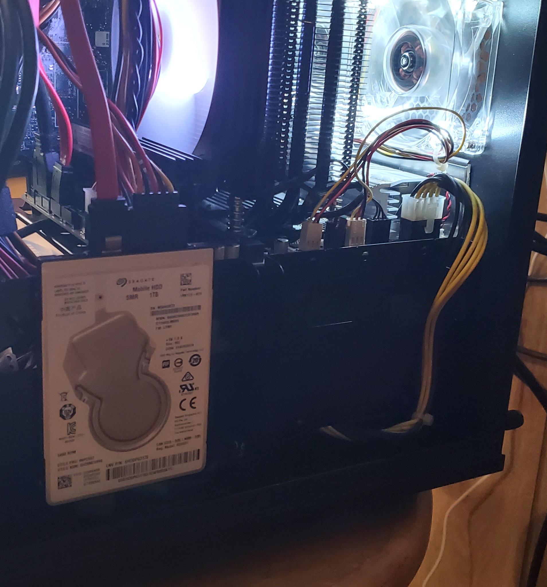 'Little Black Box 2.0' Custom M-ITX AM4 Desktop