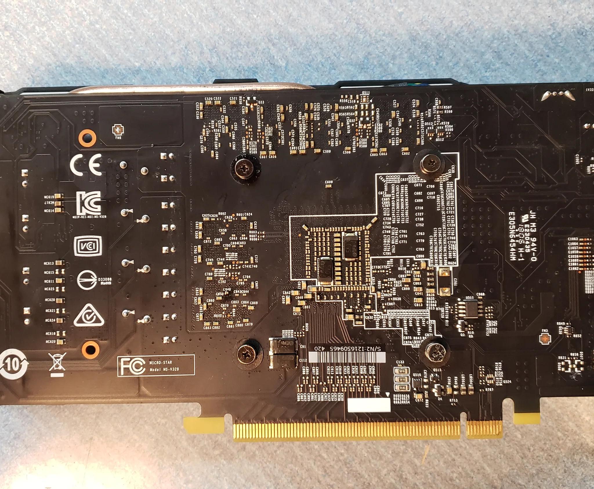 MSI Nvidia GeForce GTX 1060 6GT OCV1 6GB GDDR5 PCIe x16 Graphics Card