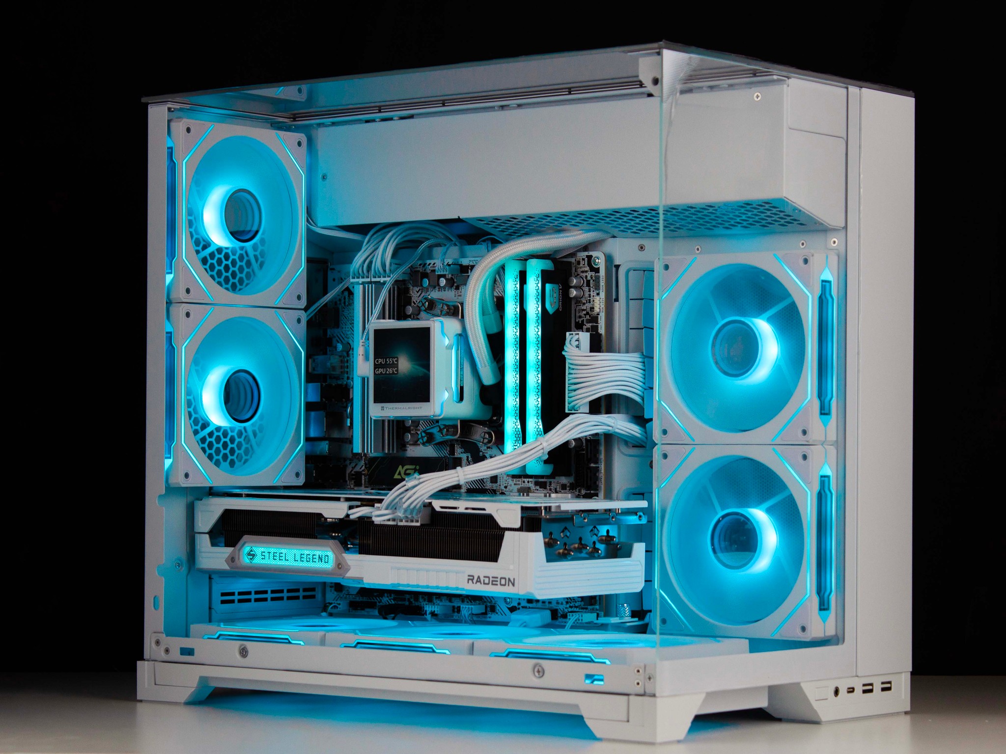 🧊⚡🗡️Blizzard V2 - 4K Gaming PC | RX 9070 XT 16GB, Ryzen 7 9800X3D, 32GB RAM, 2TB SSD | LCD 🗡️⚡🧊
