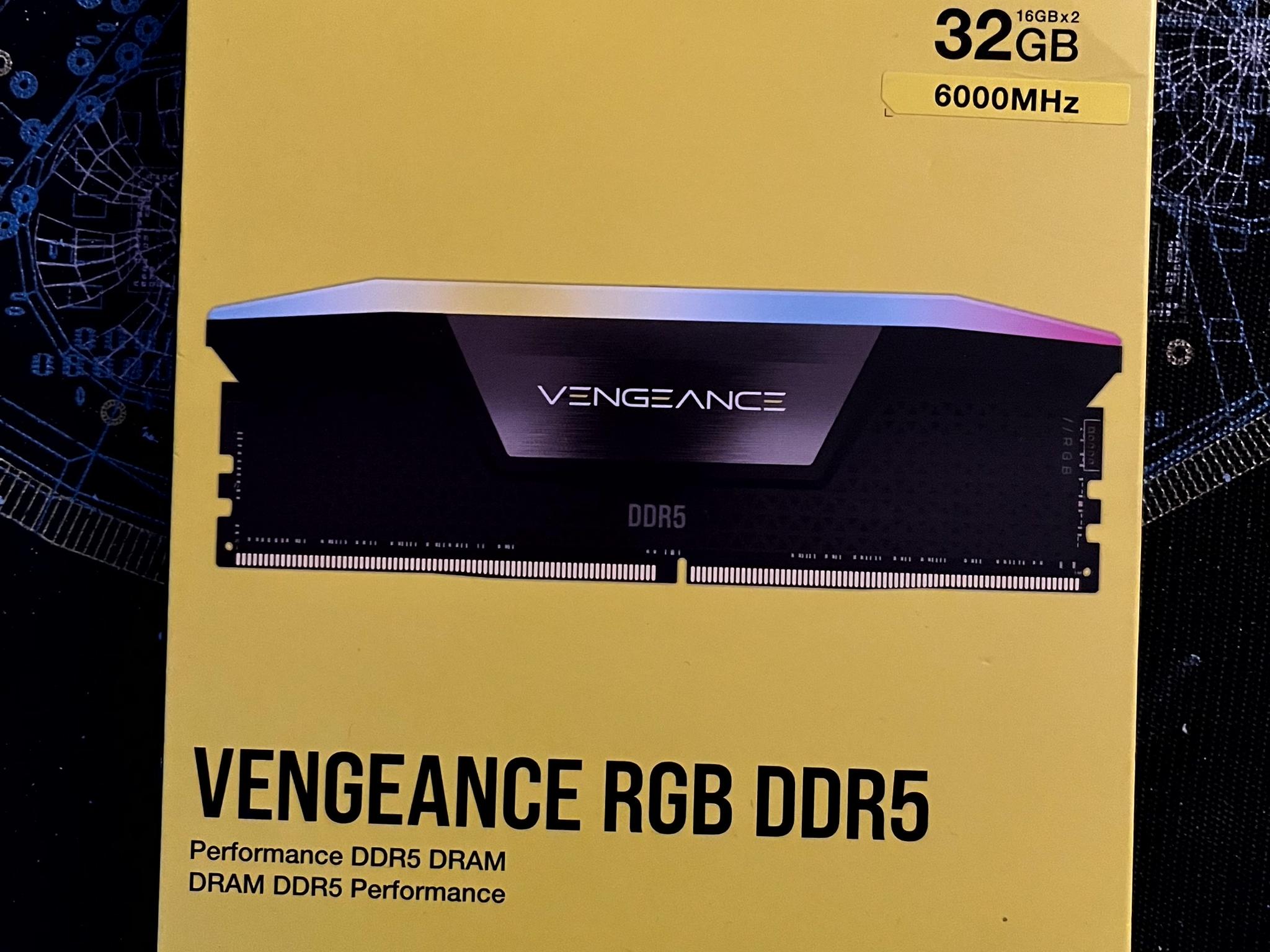 Corsair Vengence RGB DDR5 (DDR5-6000) 2x16