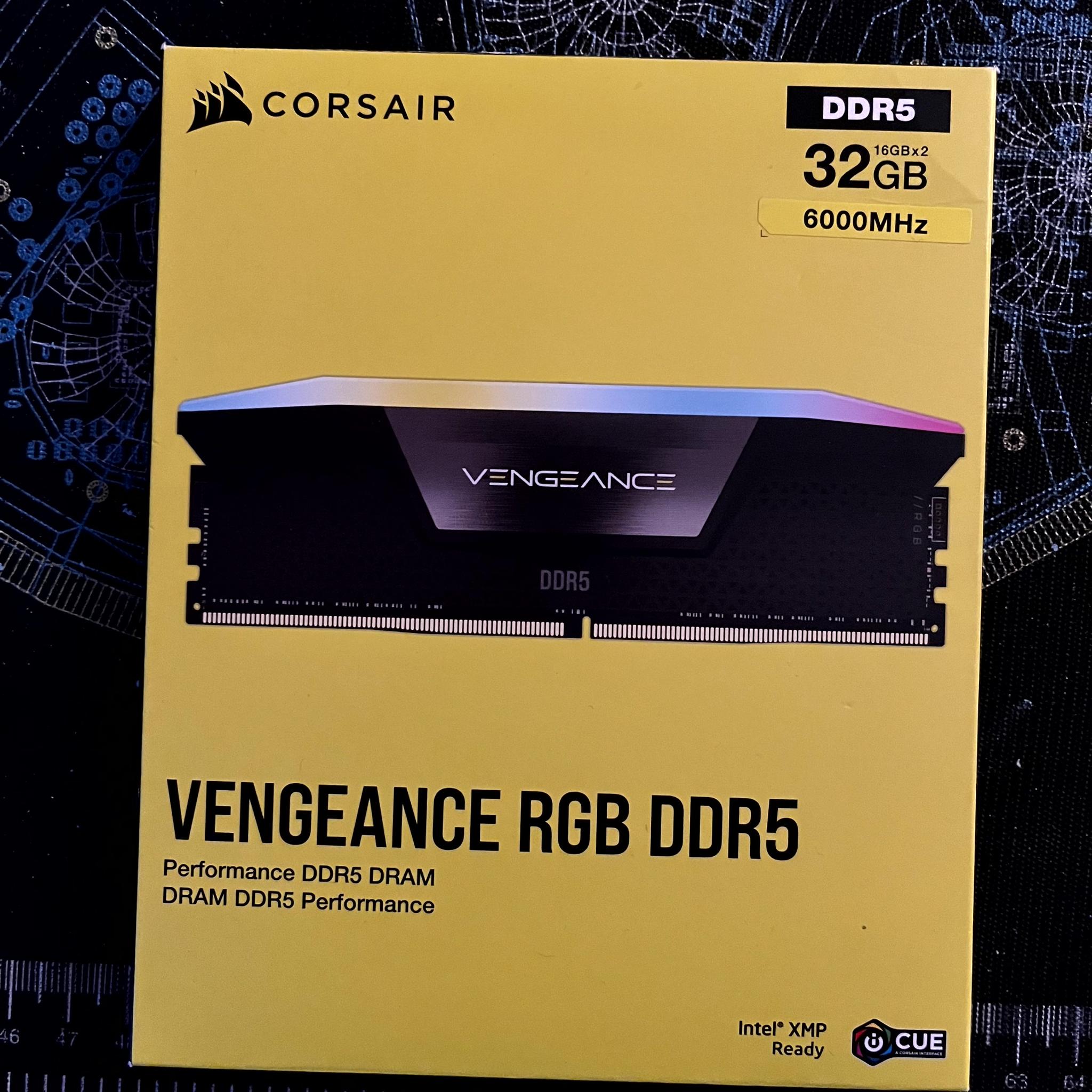 Corsair Vengence RGB DDR5 (DDR5-6000) 2x16