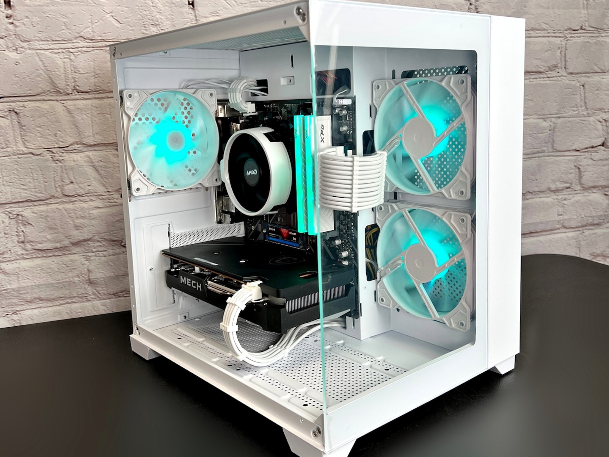 Ryzen 5 3600 RX 6600 16GB RAM 1TB M.2 Wifi 5 Bluetooth Window 10 Gaming PC