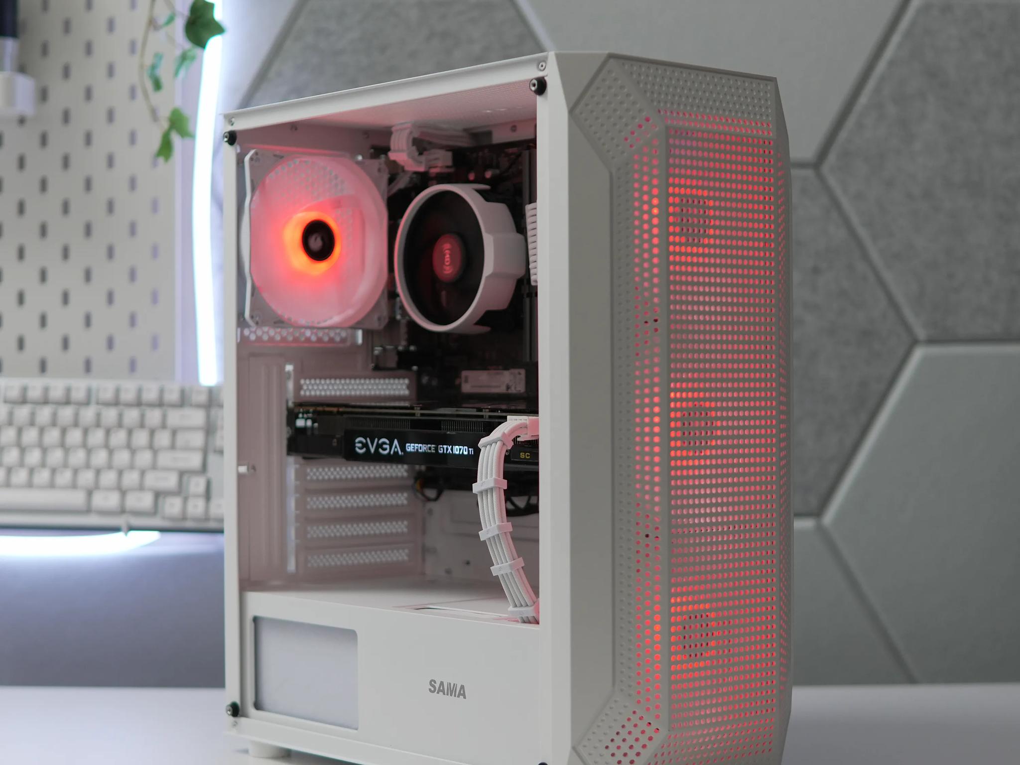 White Gaming PC! RYZEN 5 | GTX 1070 TI | 16GB RAM | WIFI |