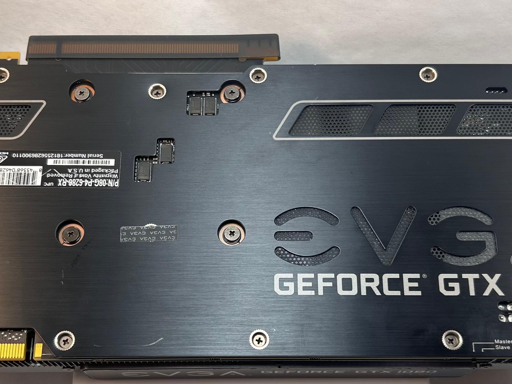 EVGA GTX 1080 FTW Graphics Card Great Condition - 08G-P4-6286-RX