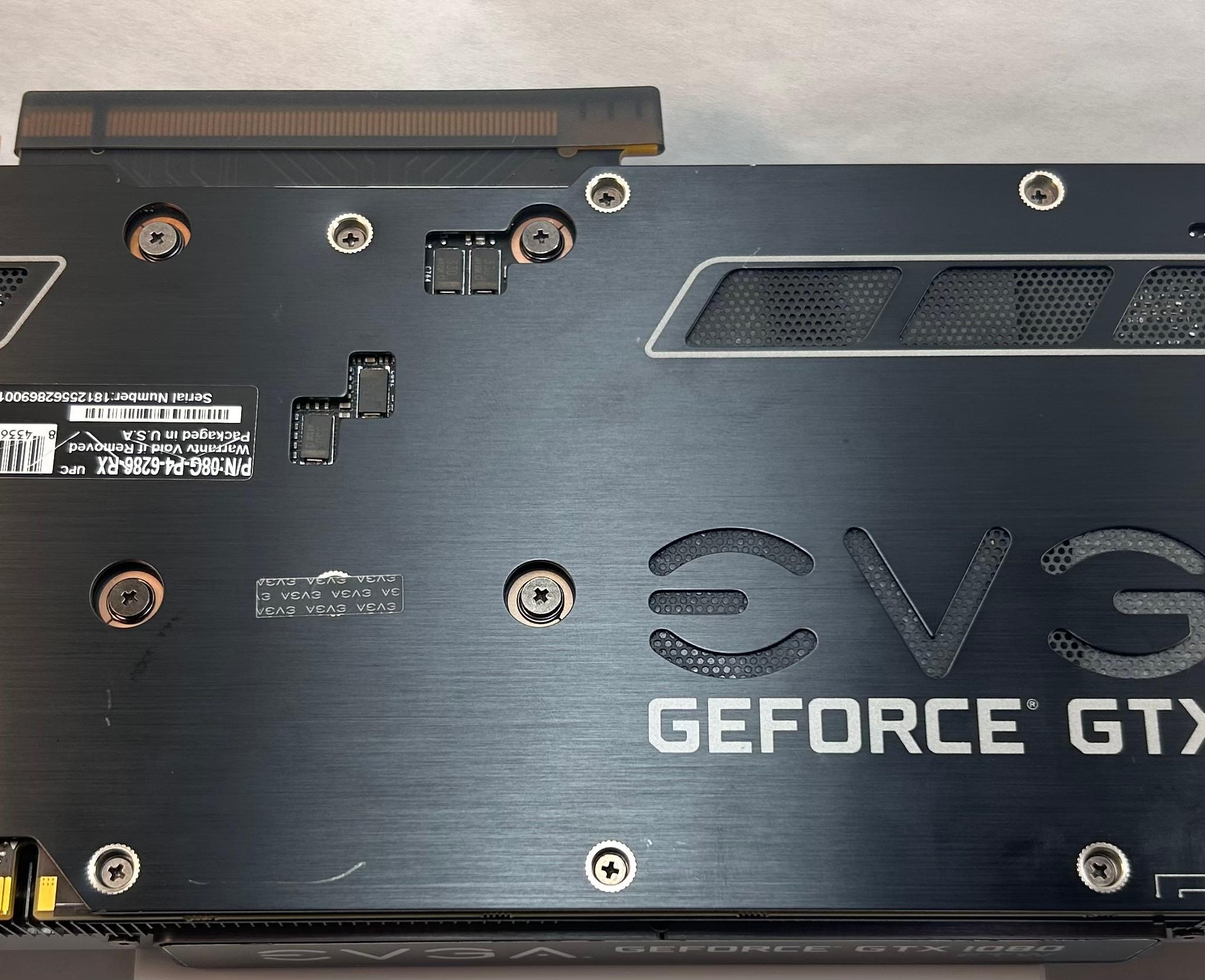 EVGA GTX 1080 FTW Graphics Card Great Condition - 08G-P4-6286-RX