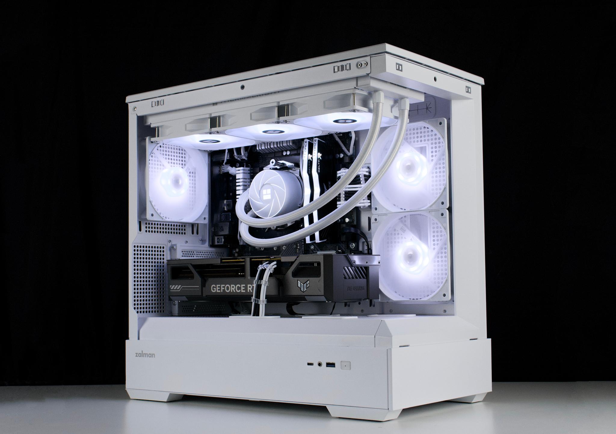 🧊❄️🧊 White Gaming PC – RTX 5060, Ryzen 5 5600, 16GB RAM, 1TB SSD - WiFi 🧊❄️🧊