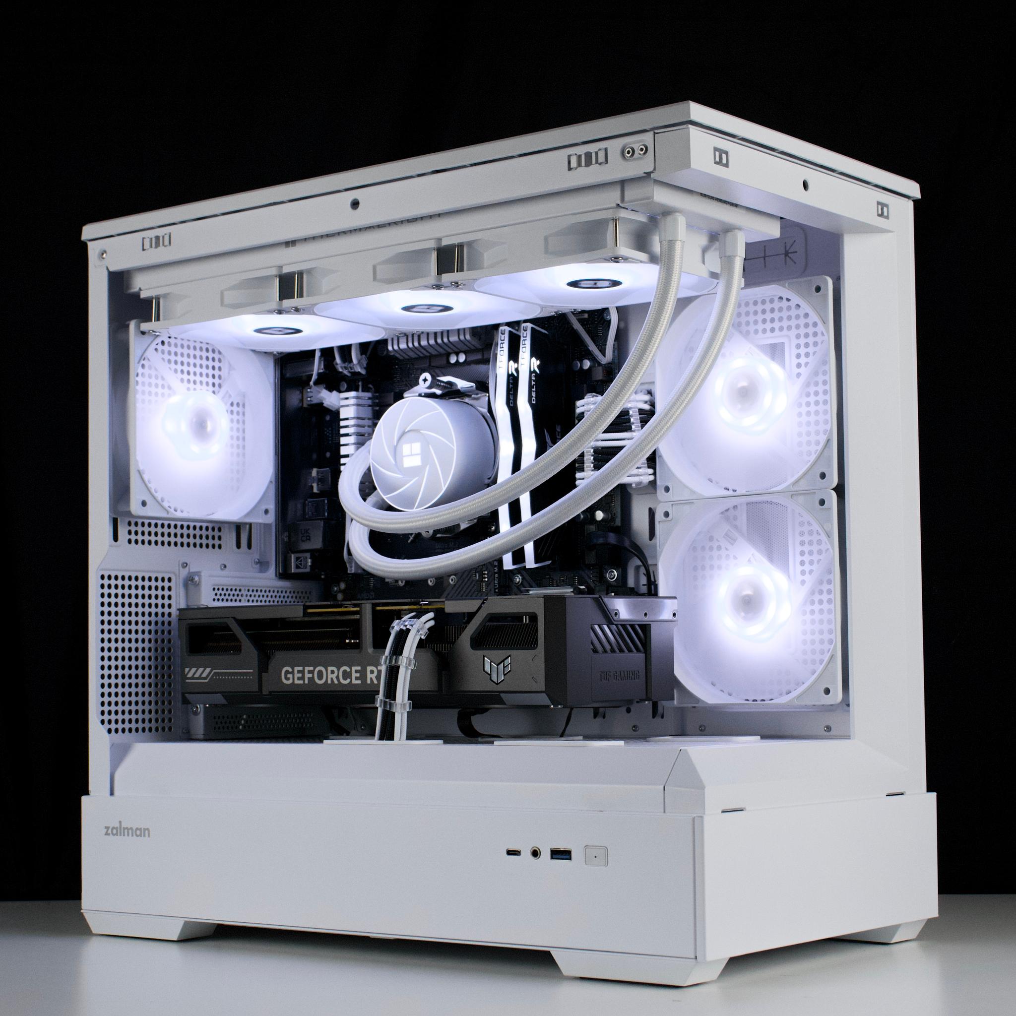 🧊❄️🧊 White Gaming PC – RTX 5060, Ryzen 5 5600, 16GB RAM, 1TB SSD - WiFi 🧊❄️🧊