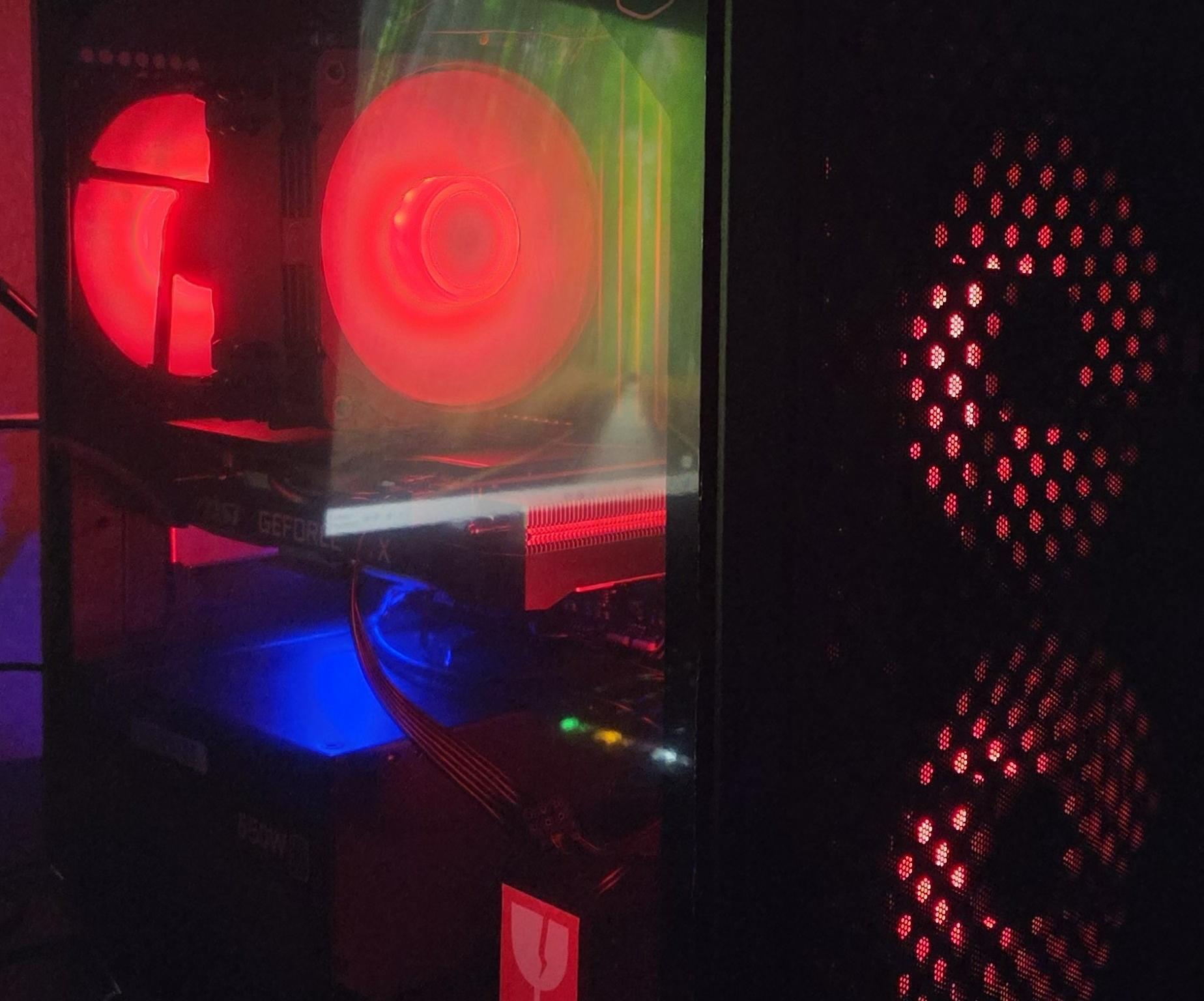 Black RGB Gaming PC - GTX 1660 Super | i5-10400F | 16GB RAM | NVMe SSD