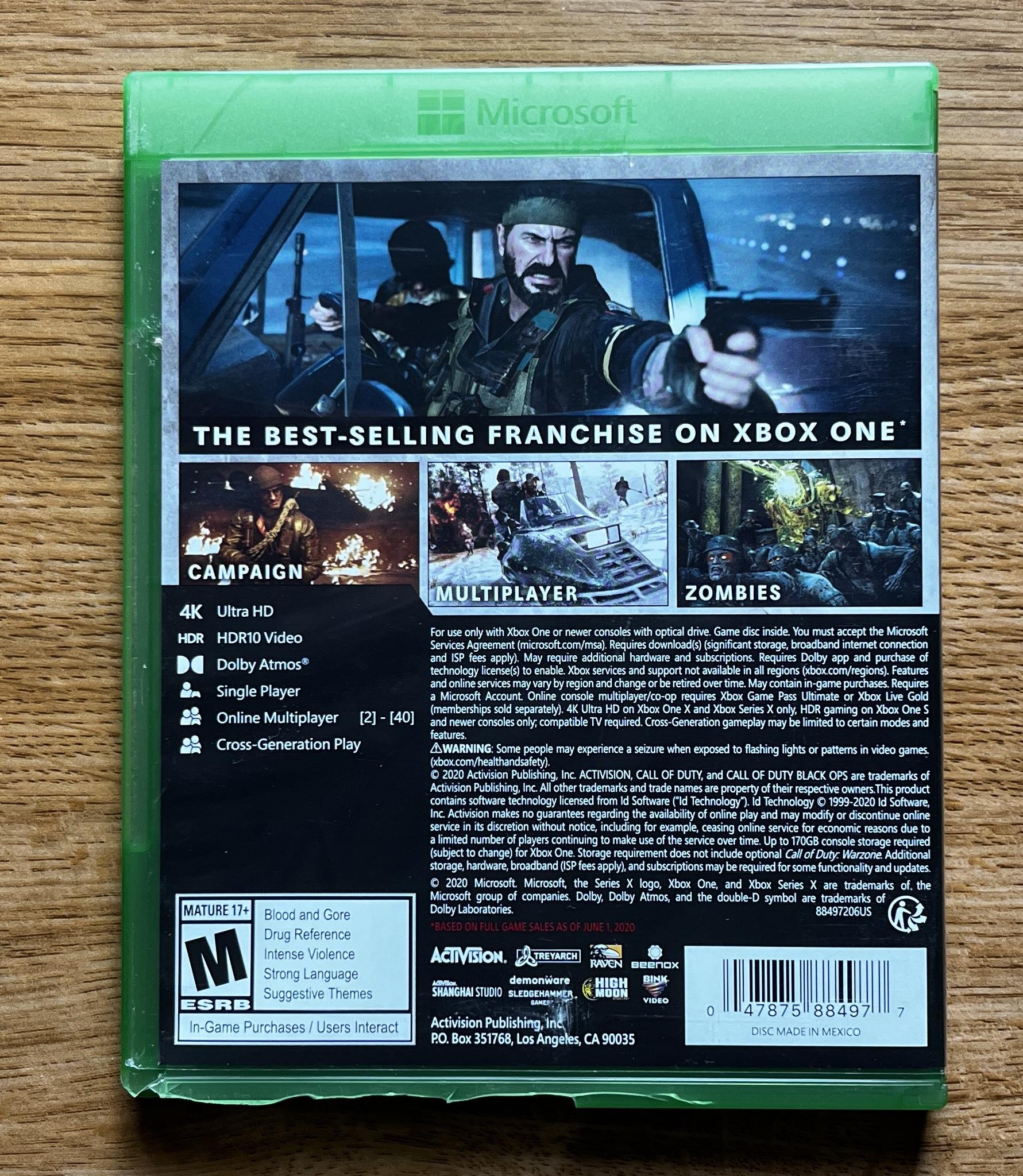 Call of Duty: Cold War for Xbox One/Series Consoles
