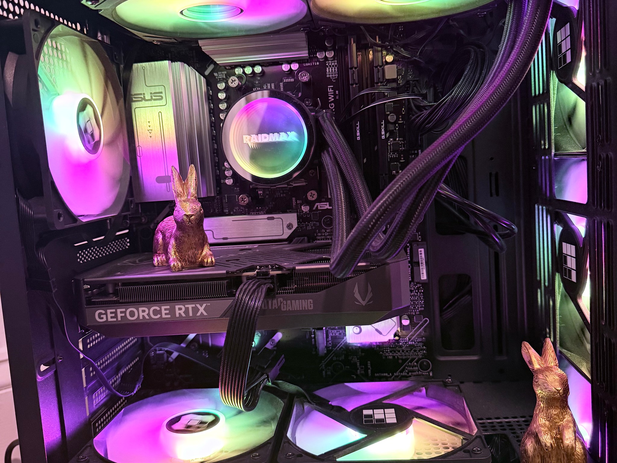 🖤🐰"Black Bunny"🐰🖤 | 1440p/4k Gaming | RTX 5060 Ti 16gb | Ryzen 5 9600X | 32GB DDR5 | 1TB NVMe